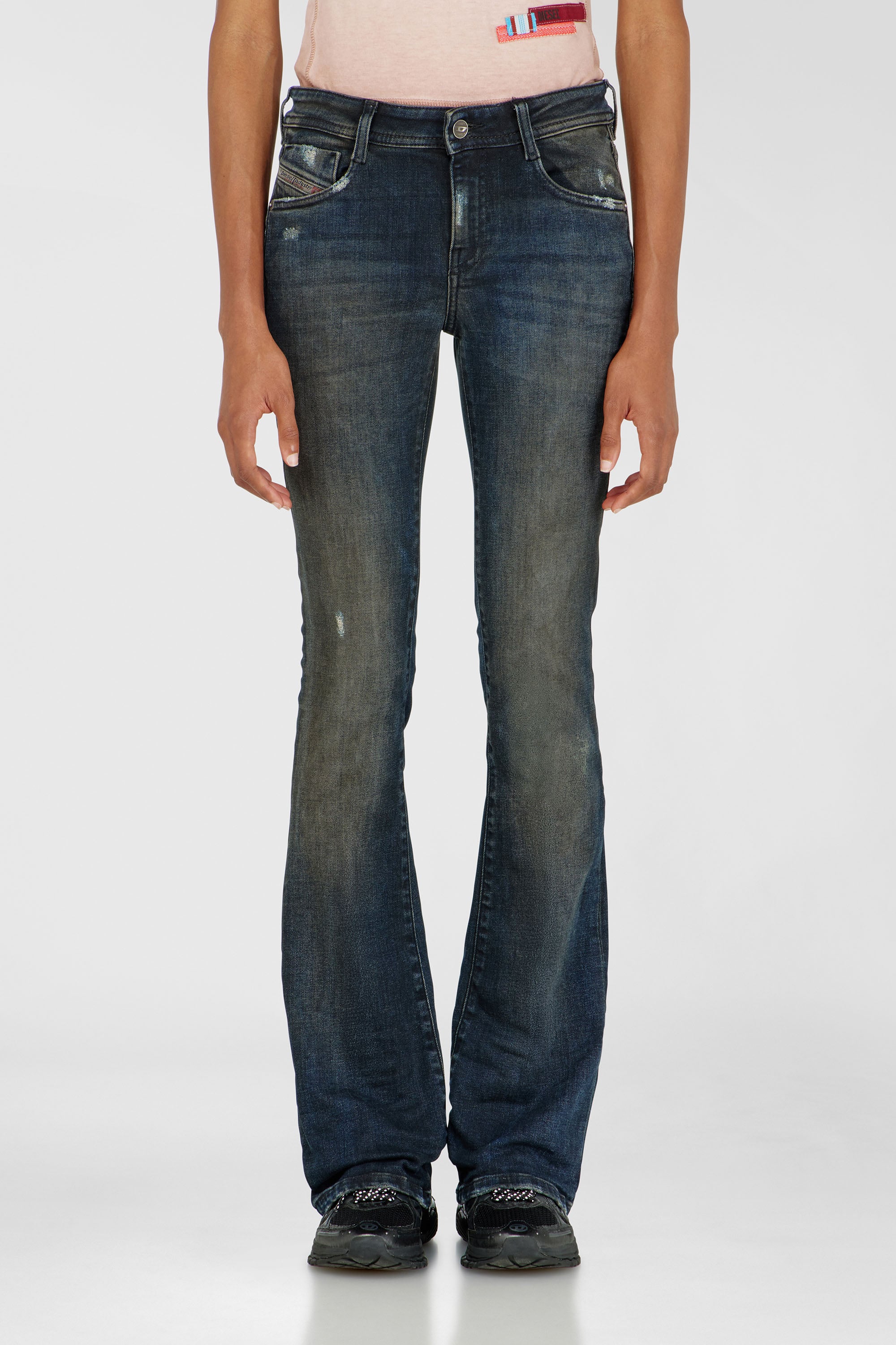 Diesel - Woman's Bootcut Jeans 1969 D-Ebbey 09P69, Dark Blue - 2