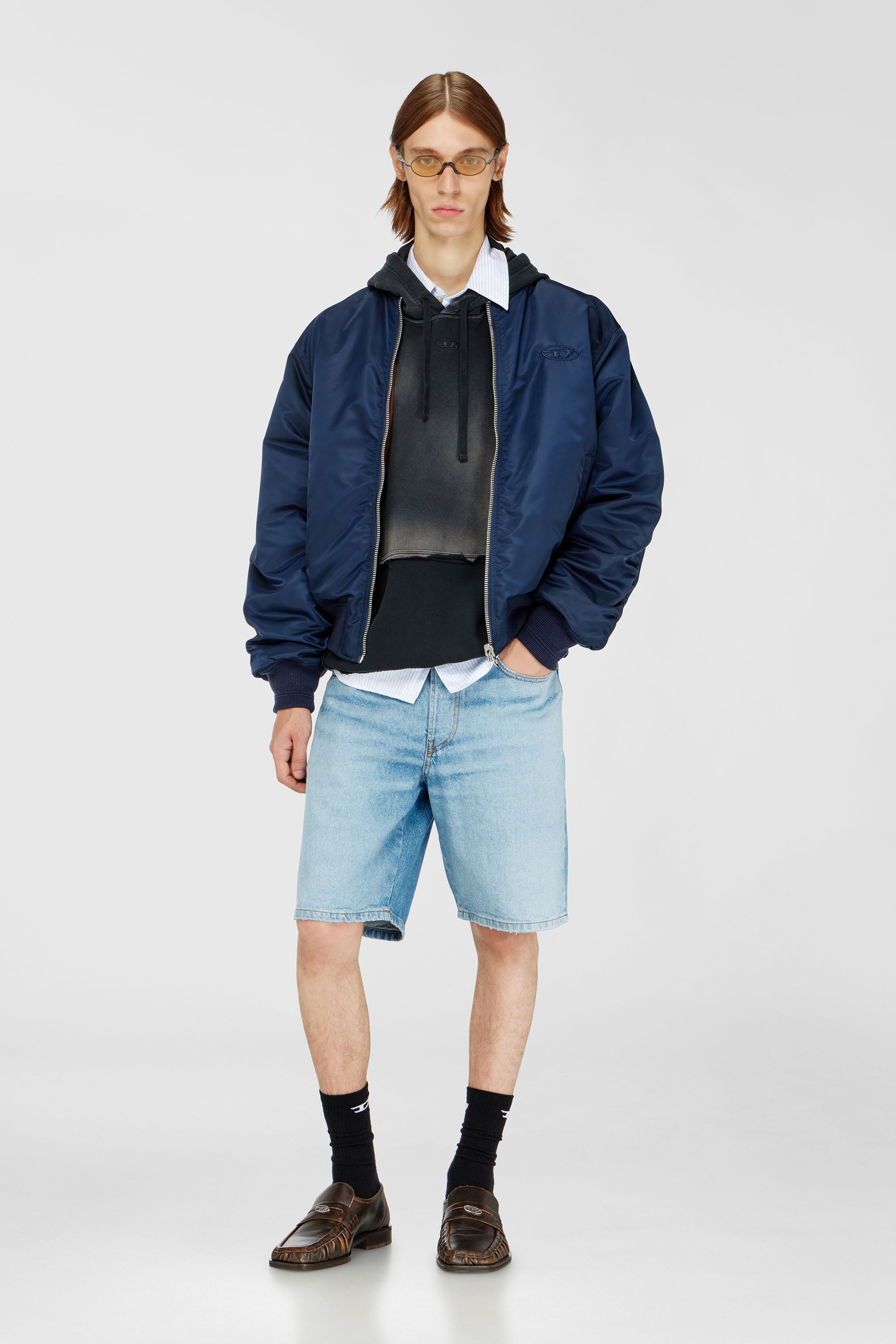 Denim shorts