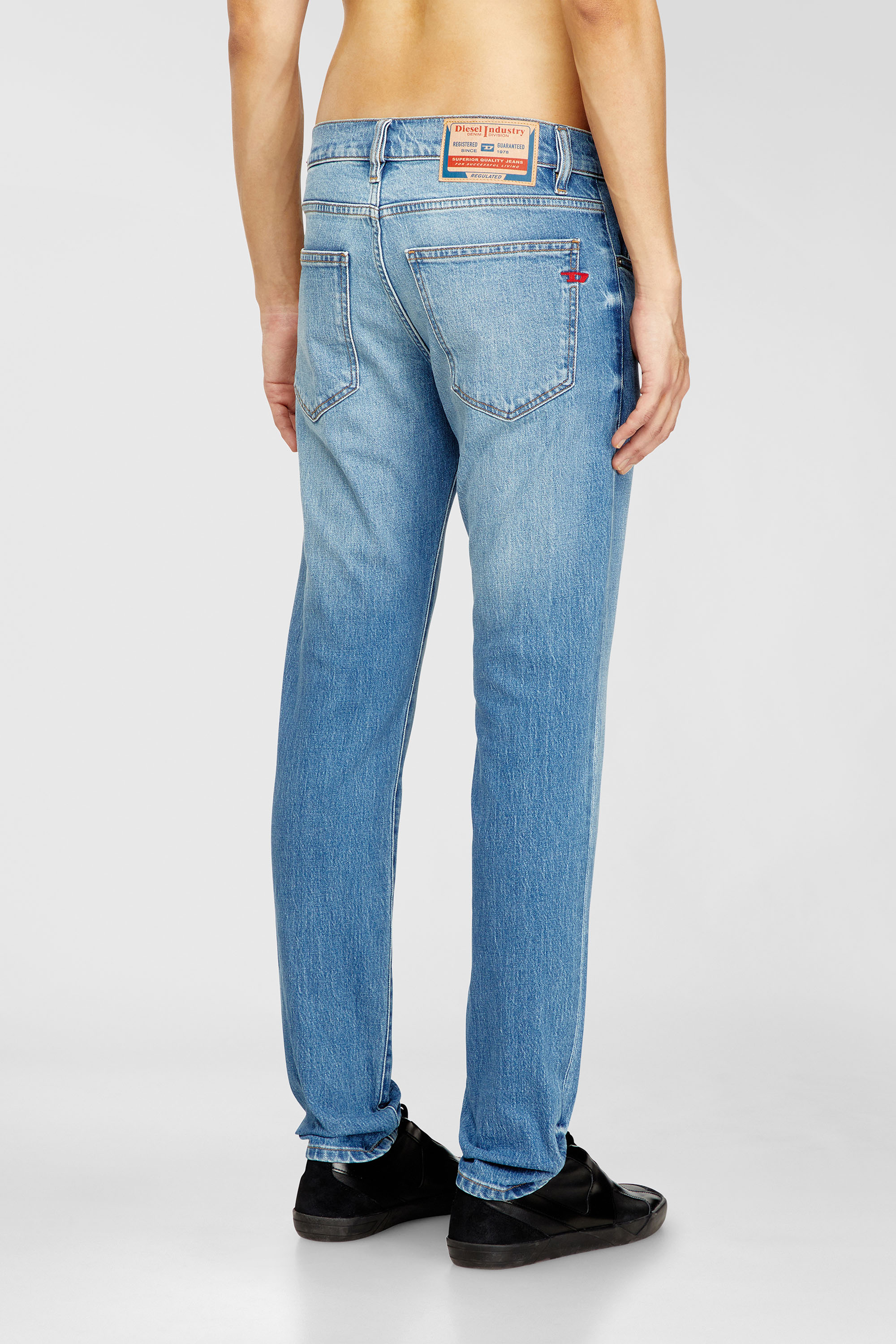 Diesel - Man's Slim Jeans 2019 D-Strukt 0ADBK, Light Blue - 3