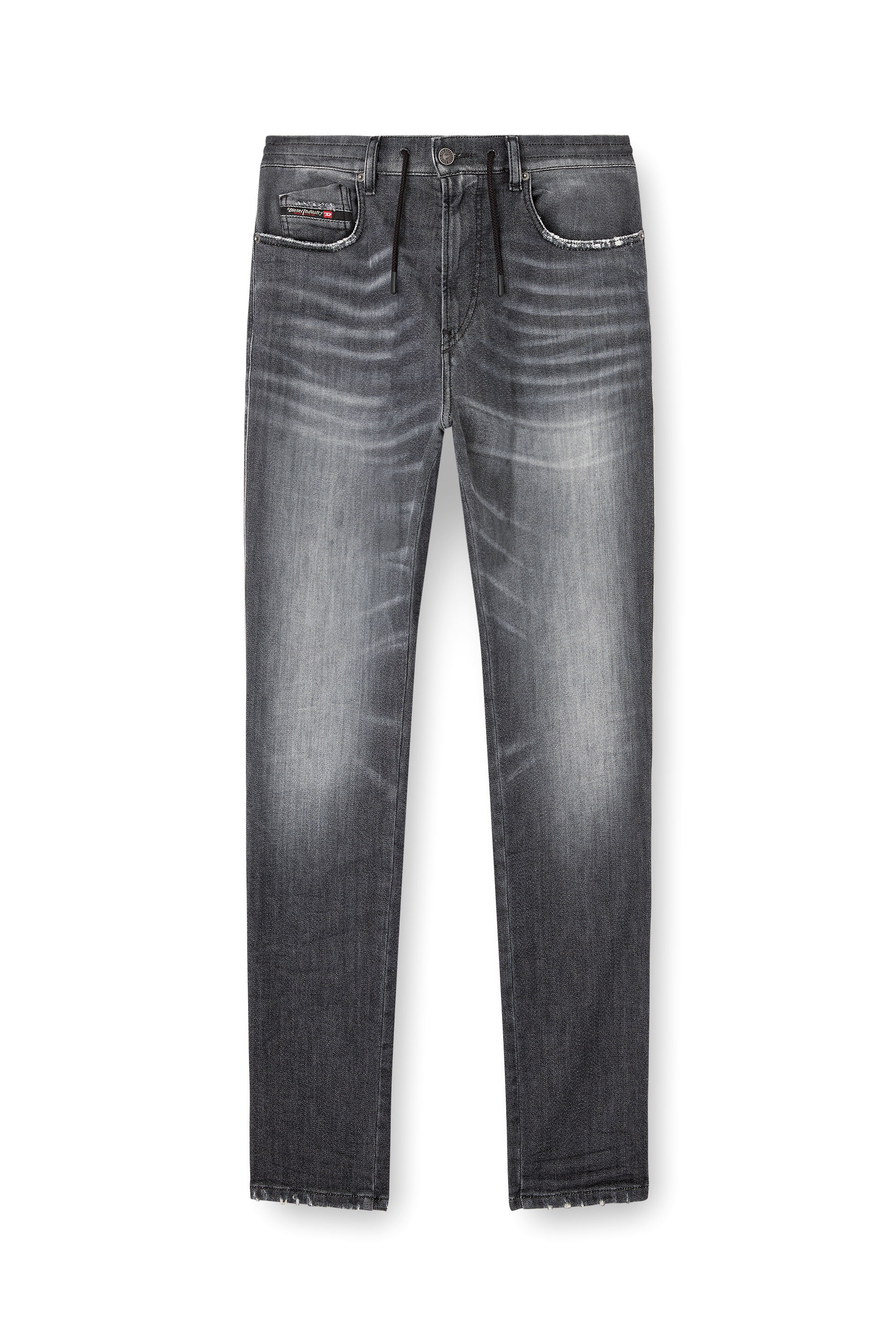 Slim 2062 D-Strukt Joggjeans® 09M67, Black/Dark grey Diesel - Man's Slim 2062 D-Strukt Joggjeans® 09M67, Black/Dark grey - 2