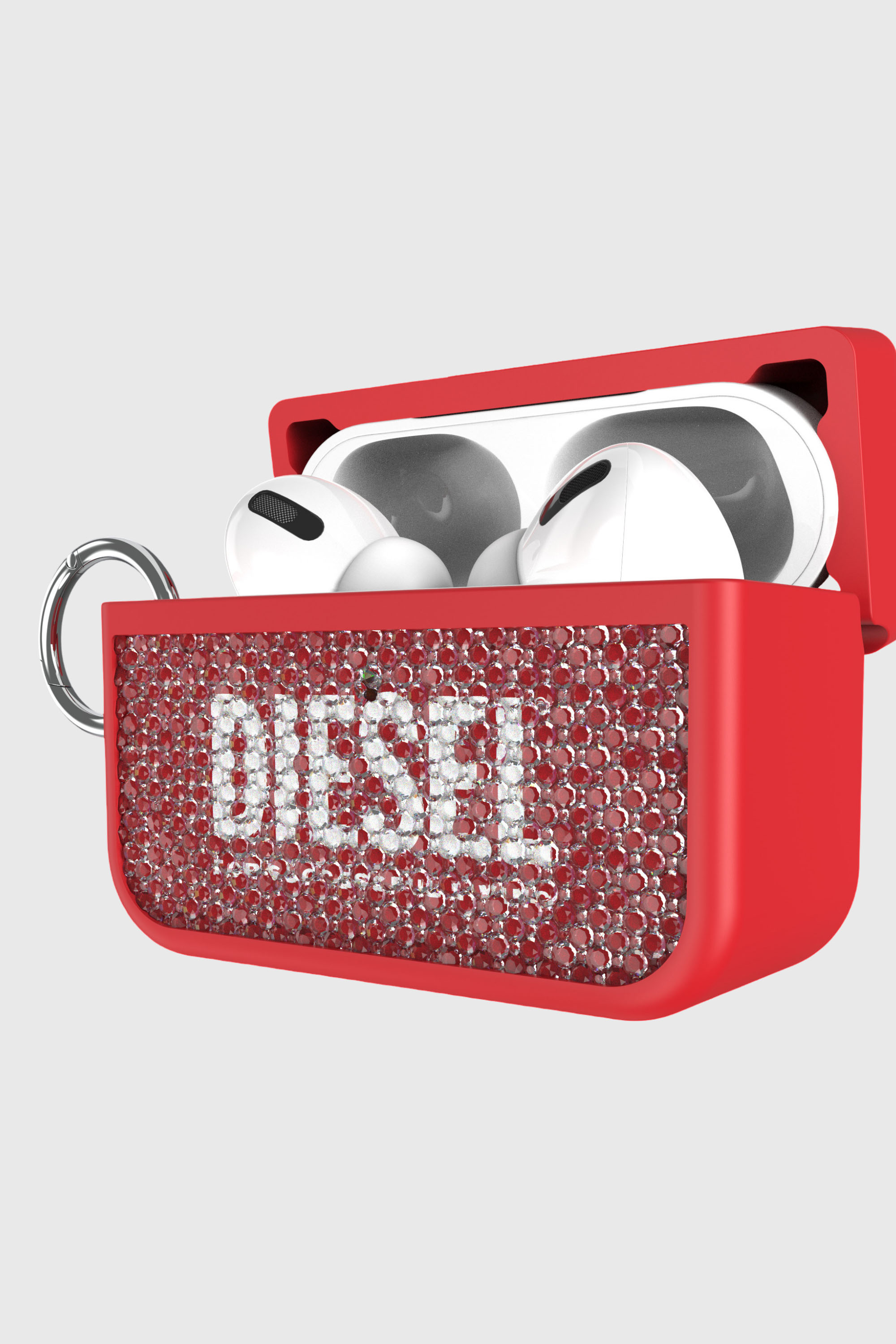 Diesel - 60196 AIRPOD CASE AIRPODS CASE, Unisex's Swarovski Crystal Case for Airpods Pro / Pro 2 in Red - 2