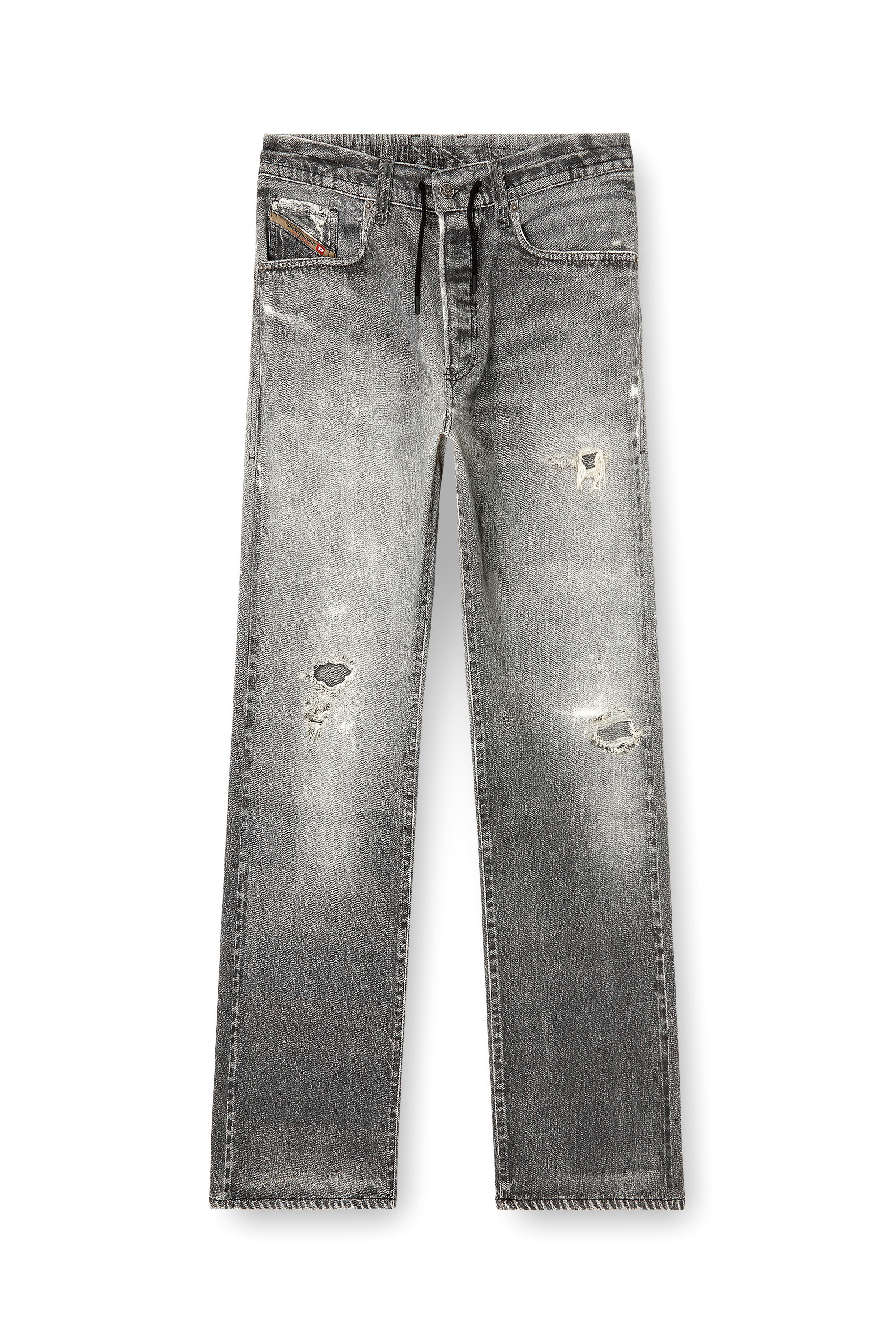 Diesel - Man's Relaxed 2080 D-Reel Joggjeans® 068US, Grey - 2