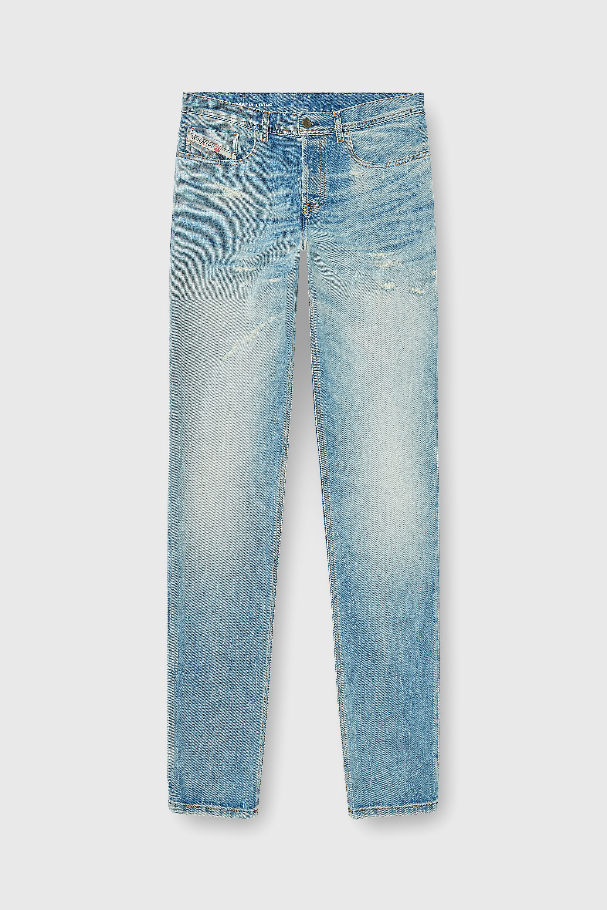 Diesel - Man's Regular Jeans 2023 D-Finitive 09P33, Light Blue - 2