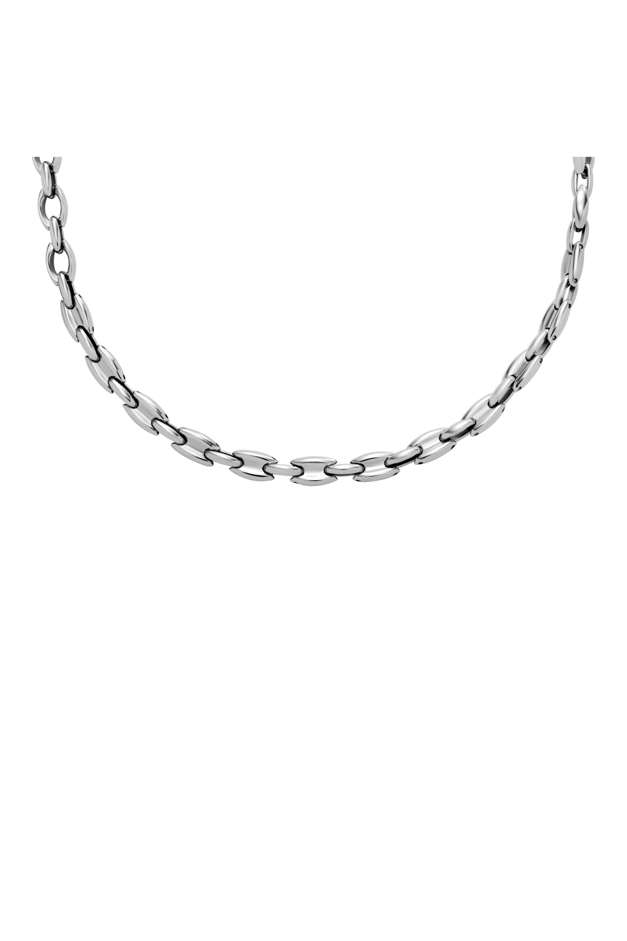 Diesel - DX1582040 JEWEL, Unisex's Stainless Steel Chain Necklace in Silver - 2