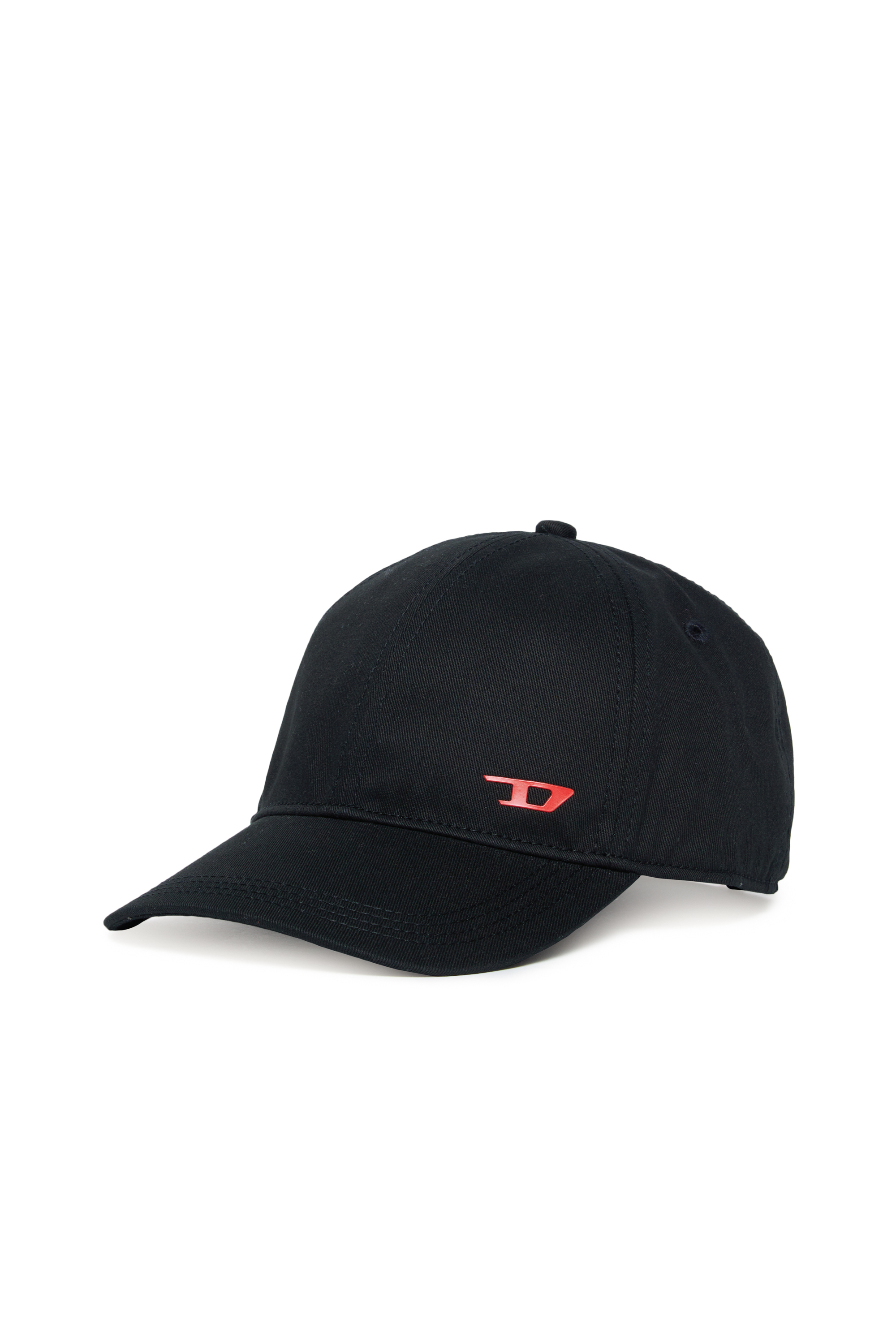 Diesel - FENSID, Man's Baseball cap with D logo in Black - 1