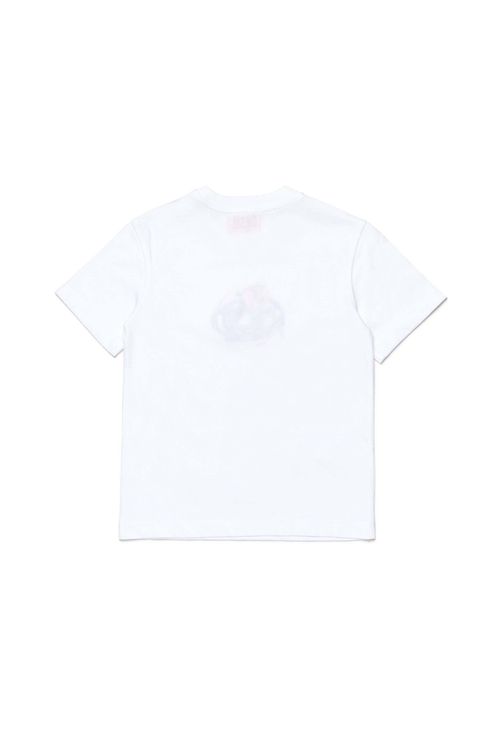 Diesel - TREGL5, Woman's T-shirt with flower Oval D logo in White - 2