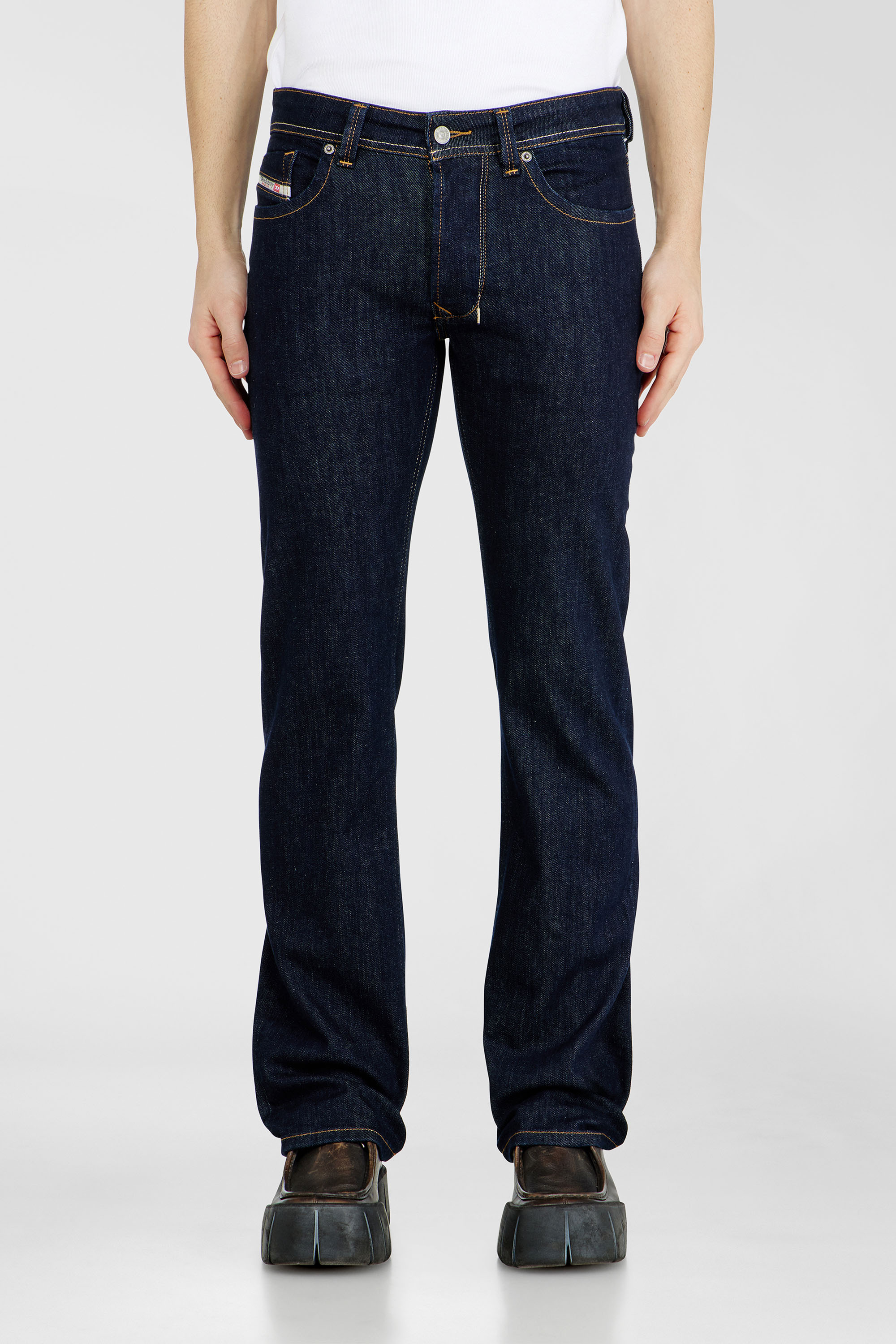 Diesel - Man's Regular Jeans 1985 Larkee 0DBEJ, Dark Blue - 4