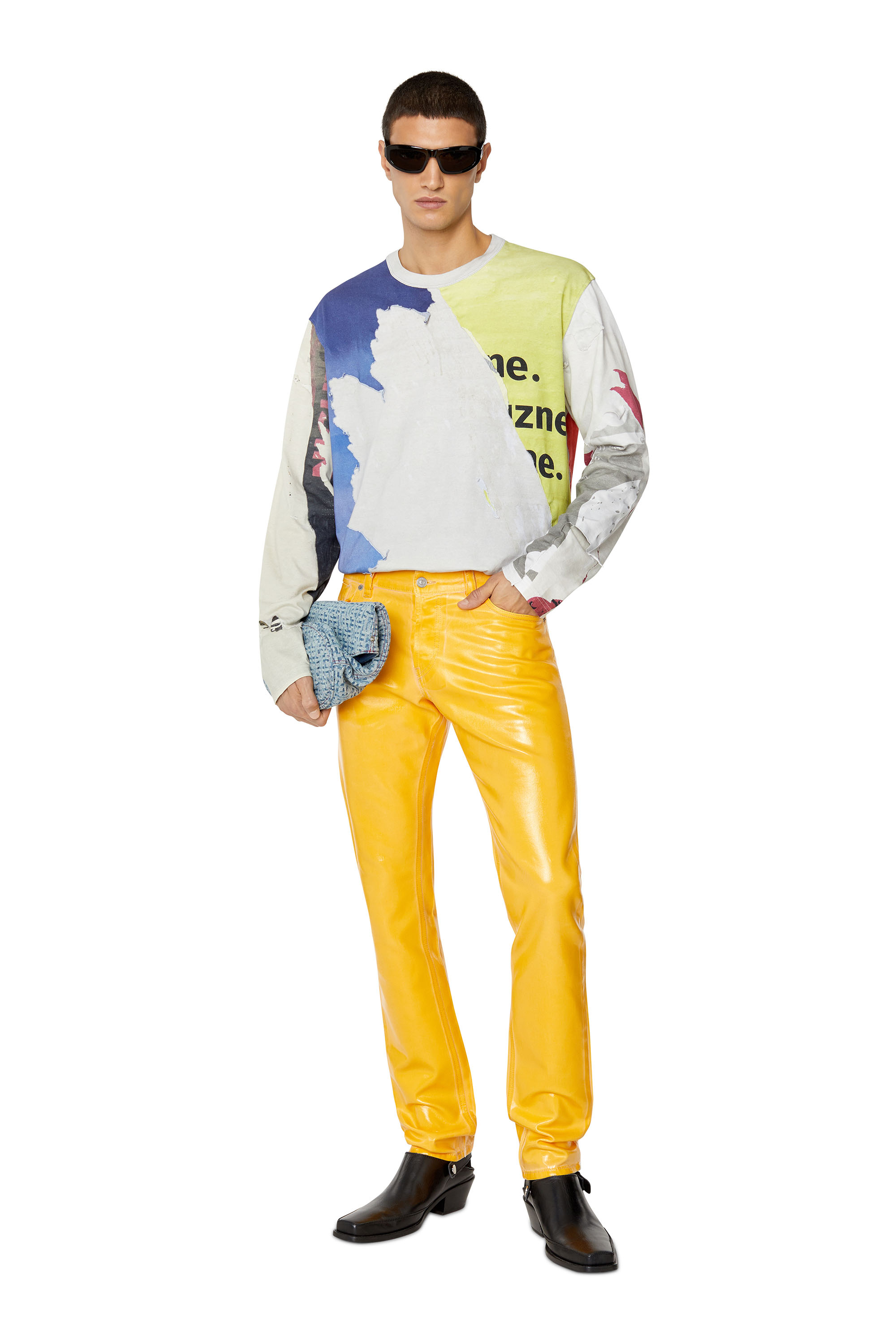 Diesel - 1995 D-Sark 09E50 Straight Jeans, Yellow - Image 5