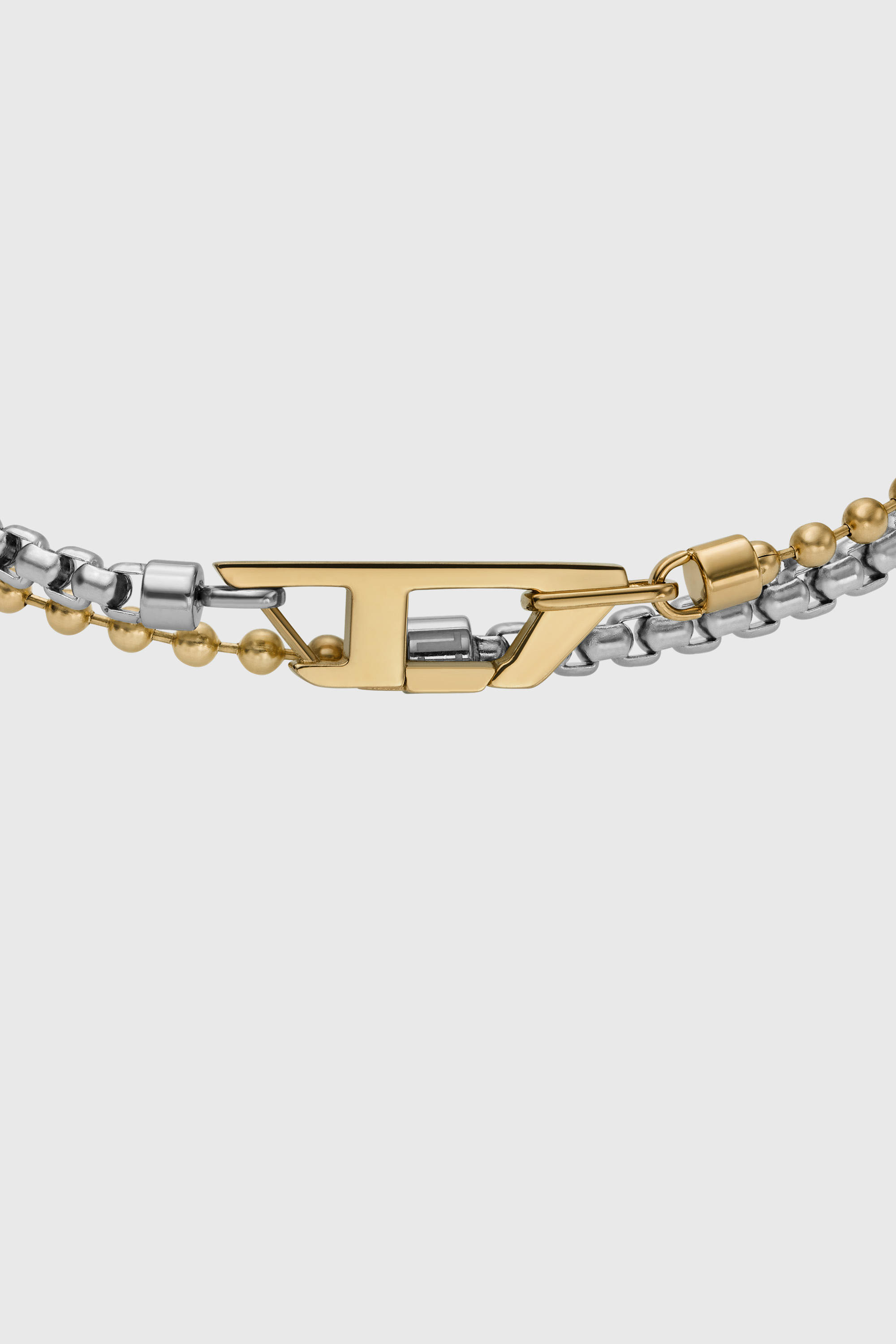 Diesel - DX1570931 JEWEL, Unisex's Two-Tone Stainless Steel Chain Bracelet in Silver/Gold - 2