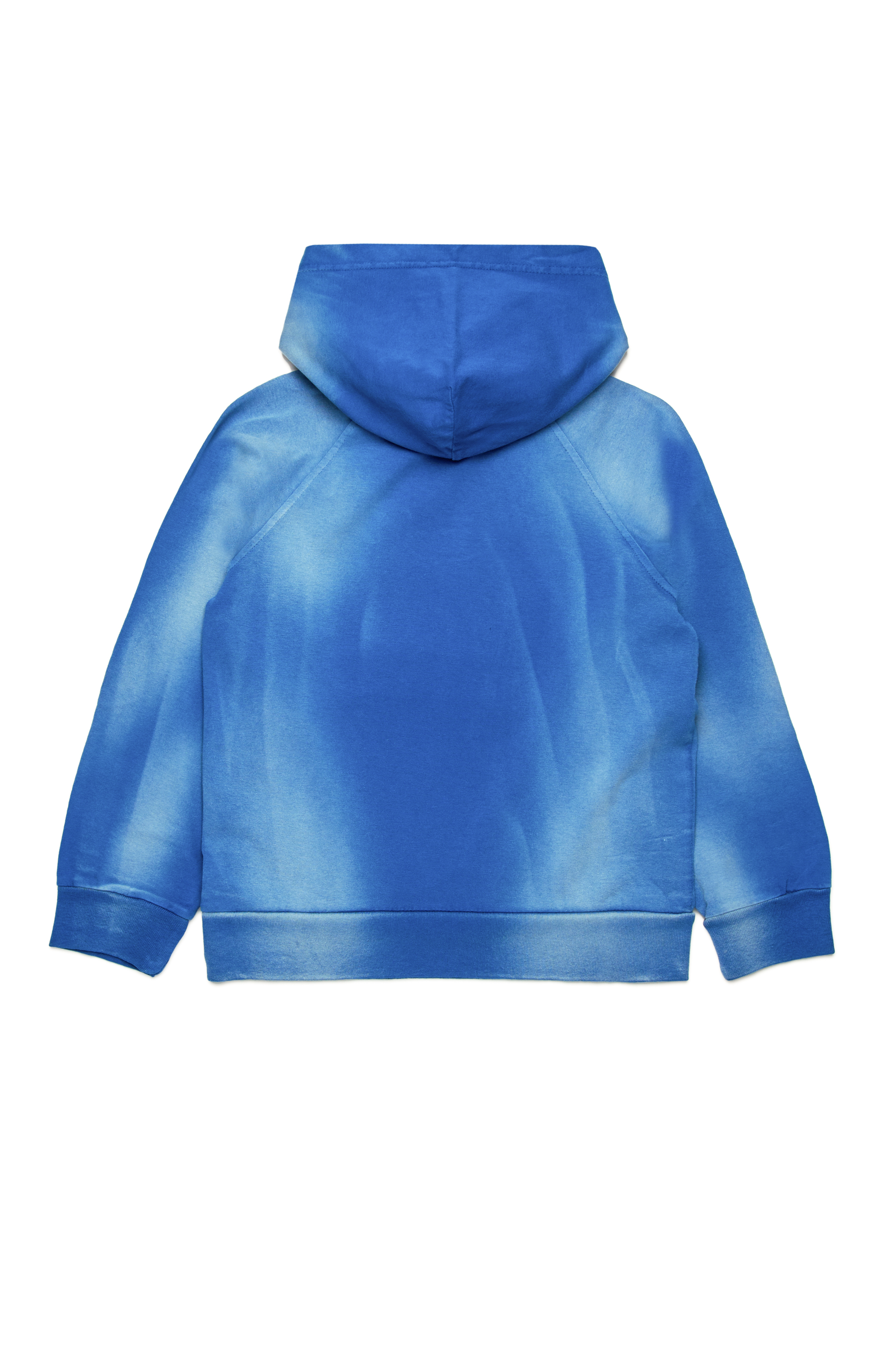 Diesel - SROXTHOOD, Man's Hoodie with solarised effect in Blue - 2