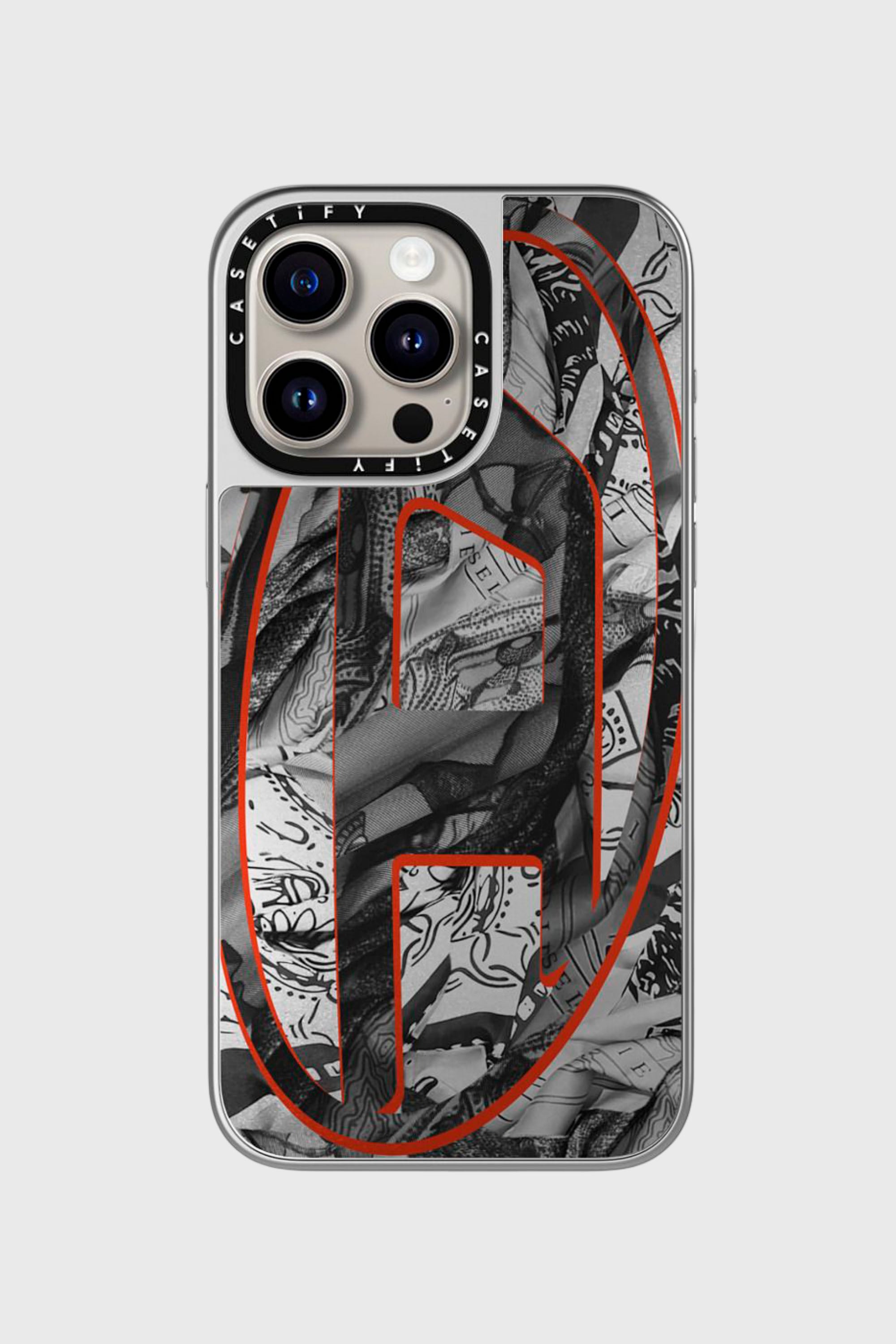 Diesel - 60337 CASETIFY MOULDED CASE, Unisex's Magsafe Bandana Case iPhone 15 Pro Max in Multicolor/Black - 2