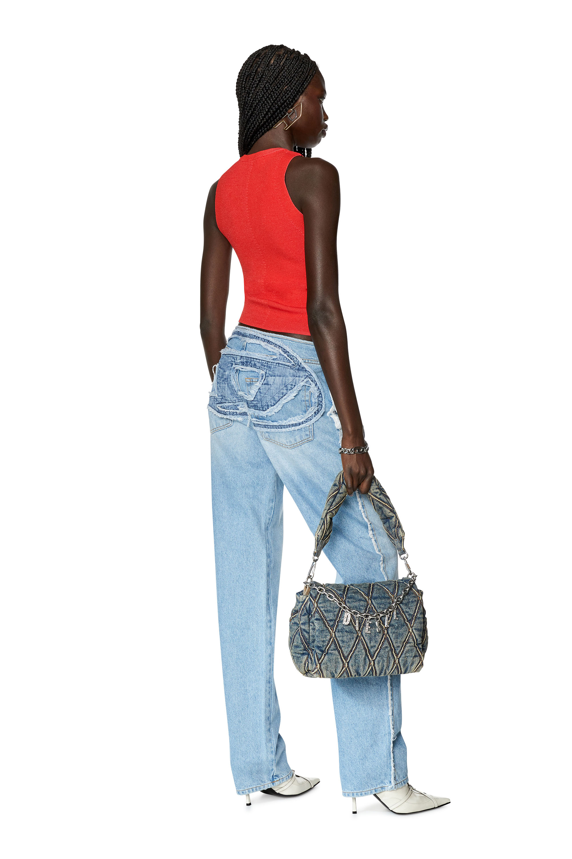 Diesel - D-Ark 0HLAC Straight Jeans, Light Blue - Image 2