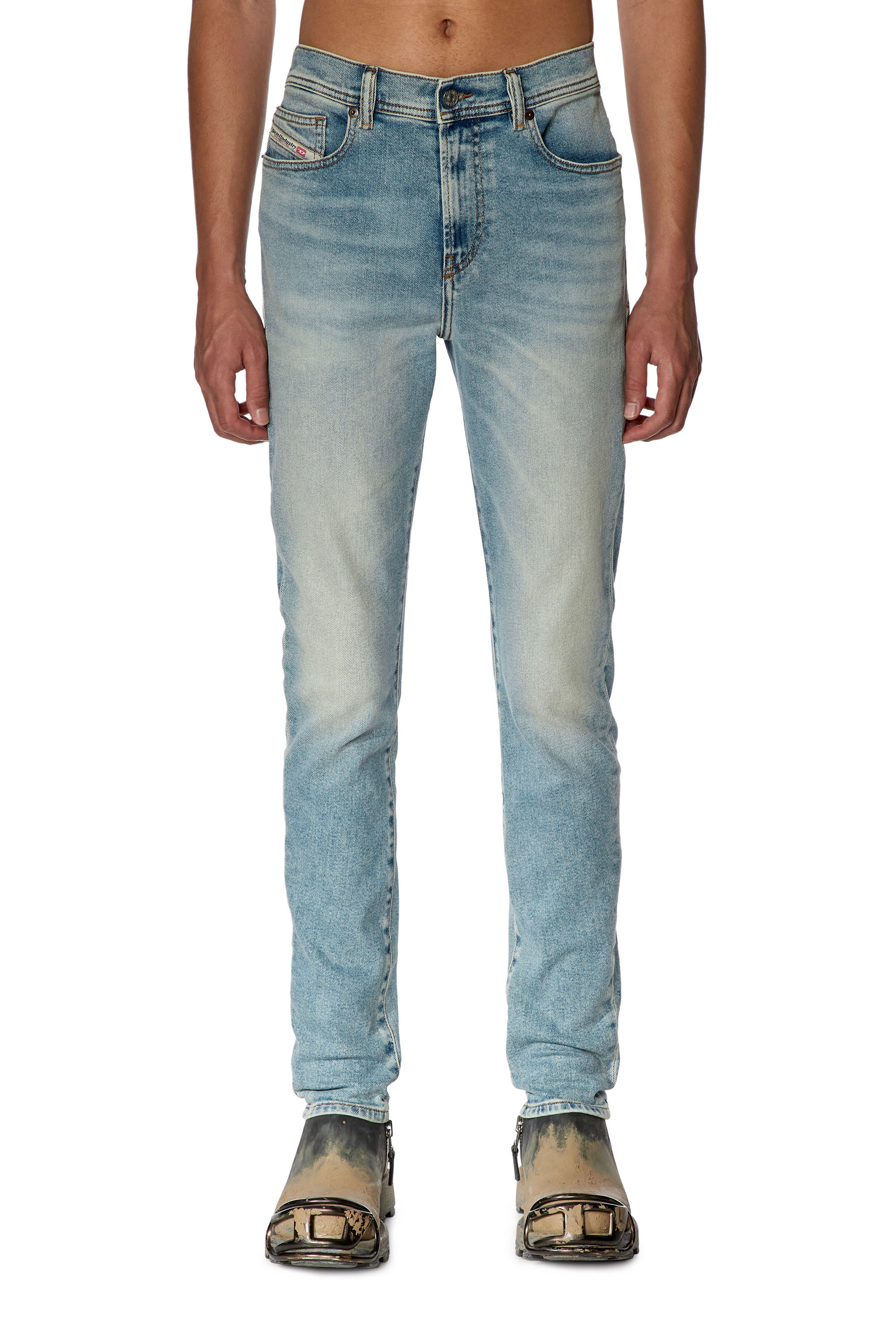 Diesel - Skinny Jeans 1983 D-Amny 09E82, Light Blue - Image 1