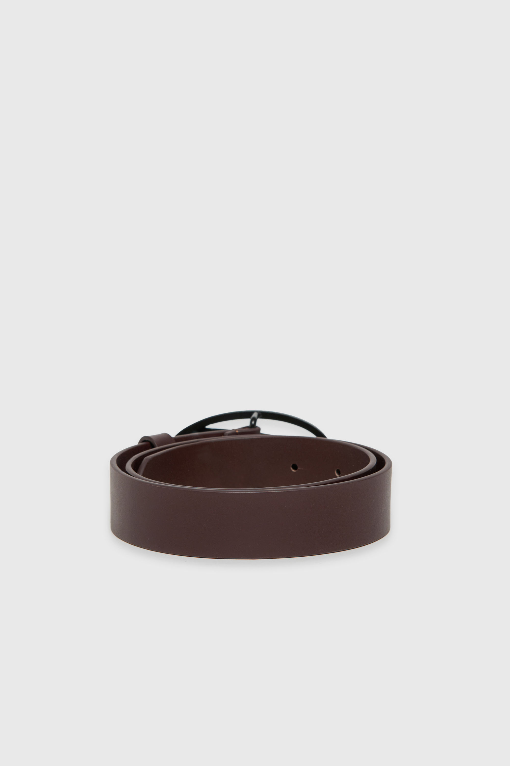 Diesel - B1DRN, Unisex's 3 cm leather belt with Oval D buckle in Brown - 3