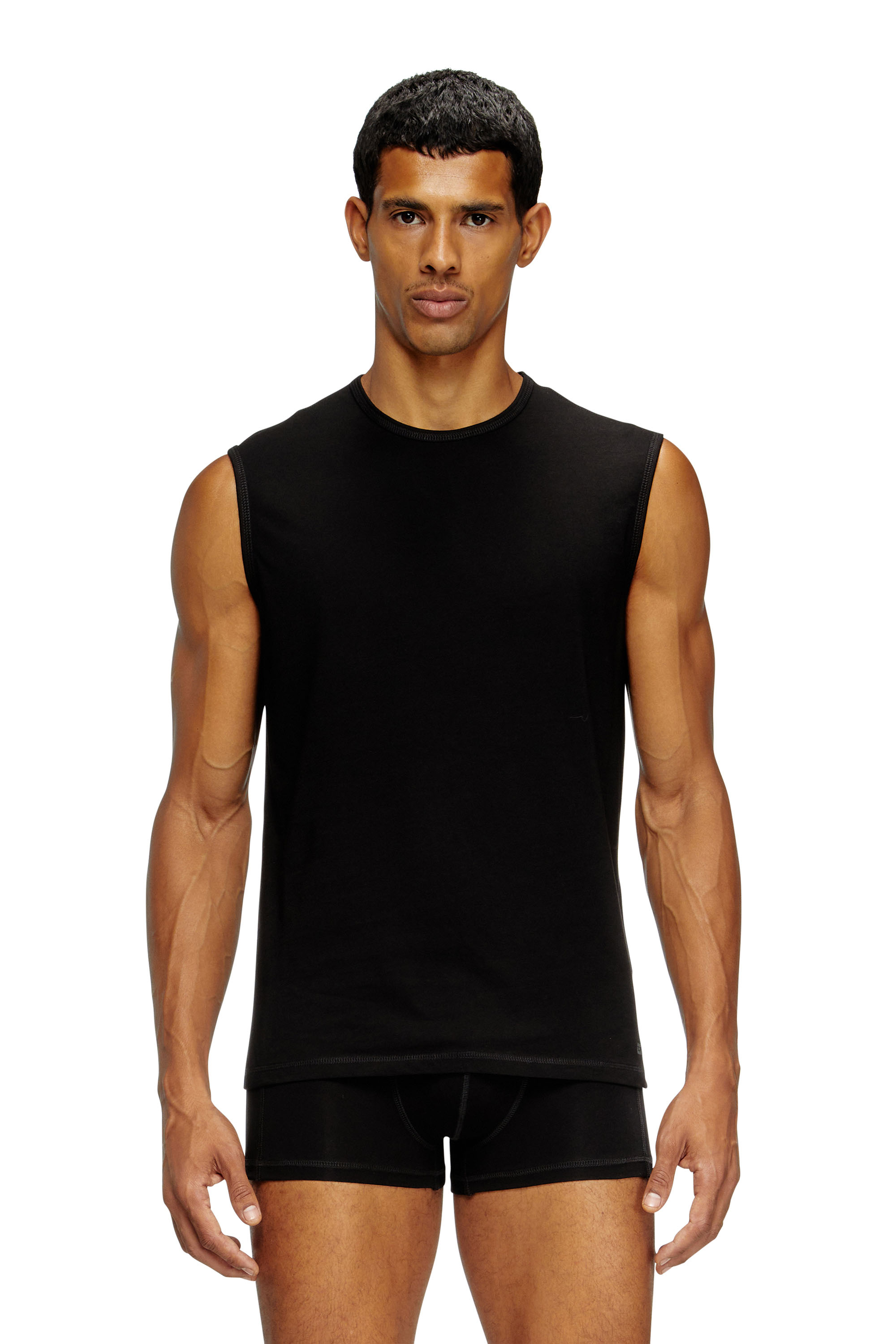 Diesel - TOM-UTLT-2PACK, Man's 2-pack tank top in Black - 3