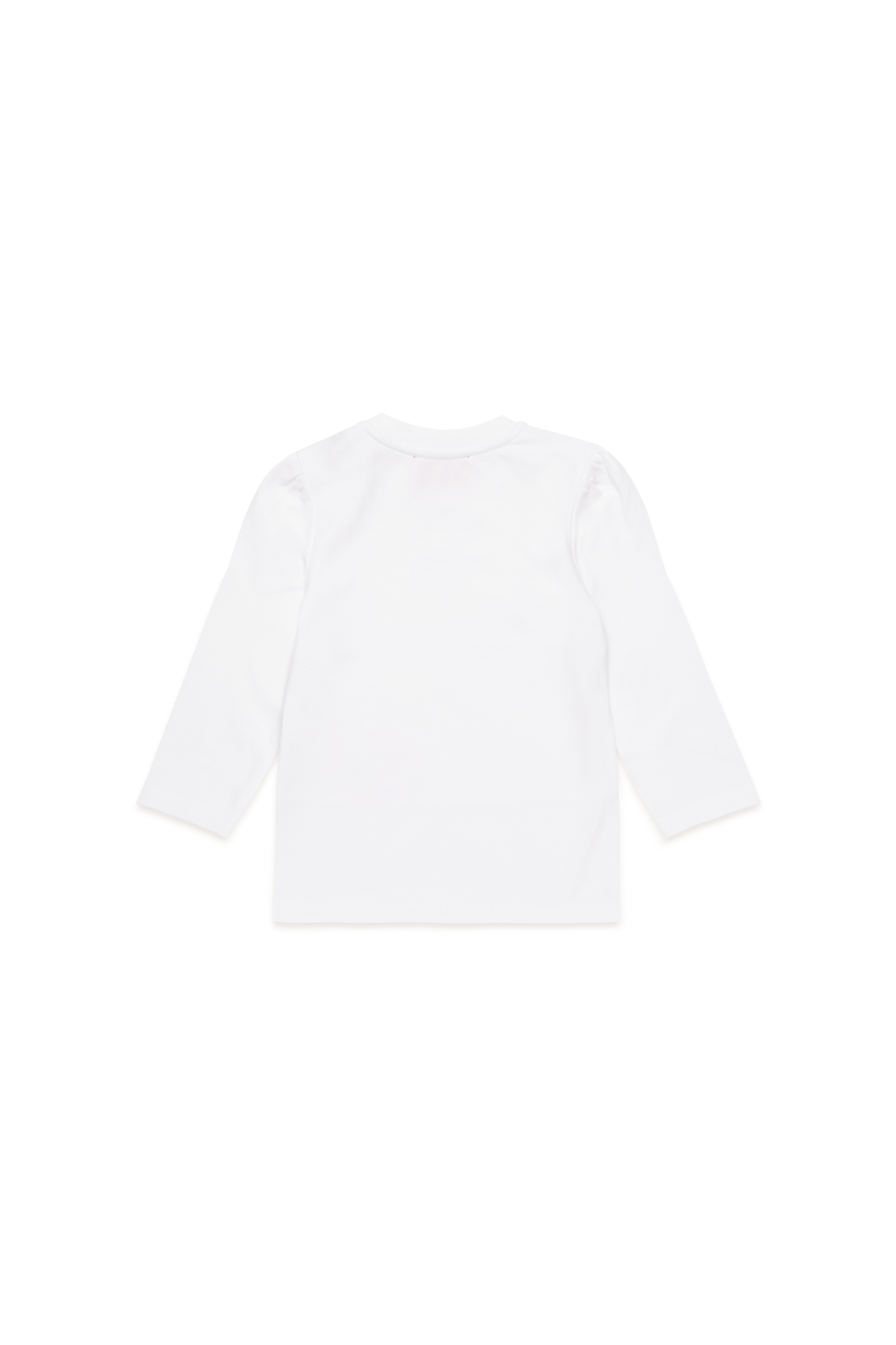 Diesel - TBIRTAB, Woman's Top with crystal Oval D logo in White - 2