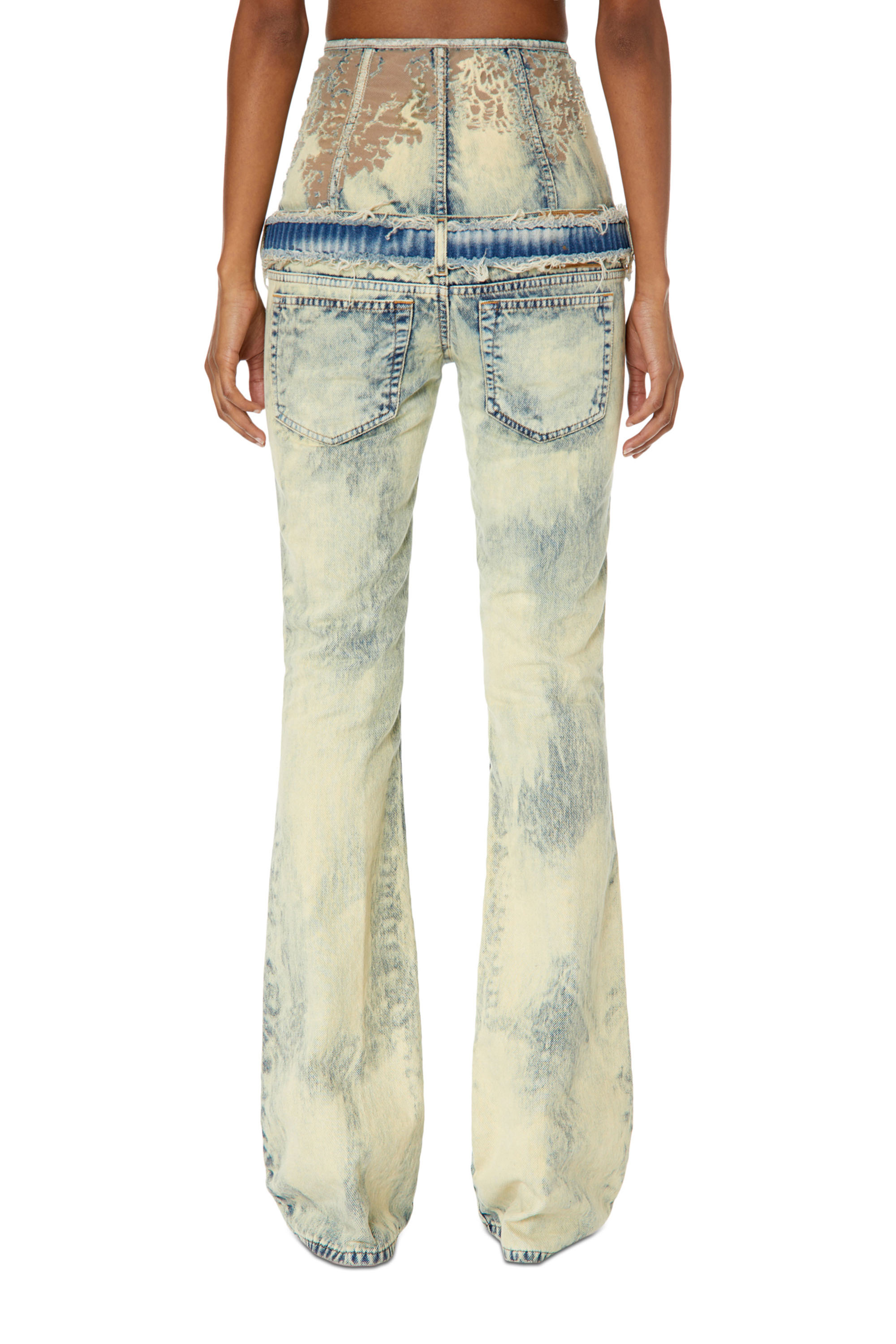 Diesel - Bootcut and Flare Jeans 1969 D-Ebbey 068GP, Light Blue - Image 3