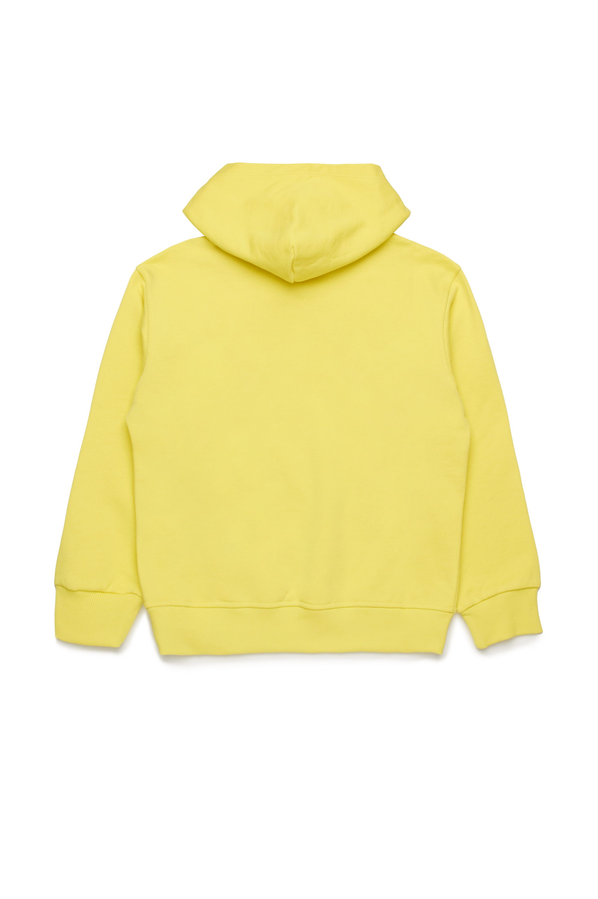 Diesel - SGINNHOODL5 OVER, Man's Hoodie with smudged logo in Yellow - 2