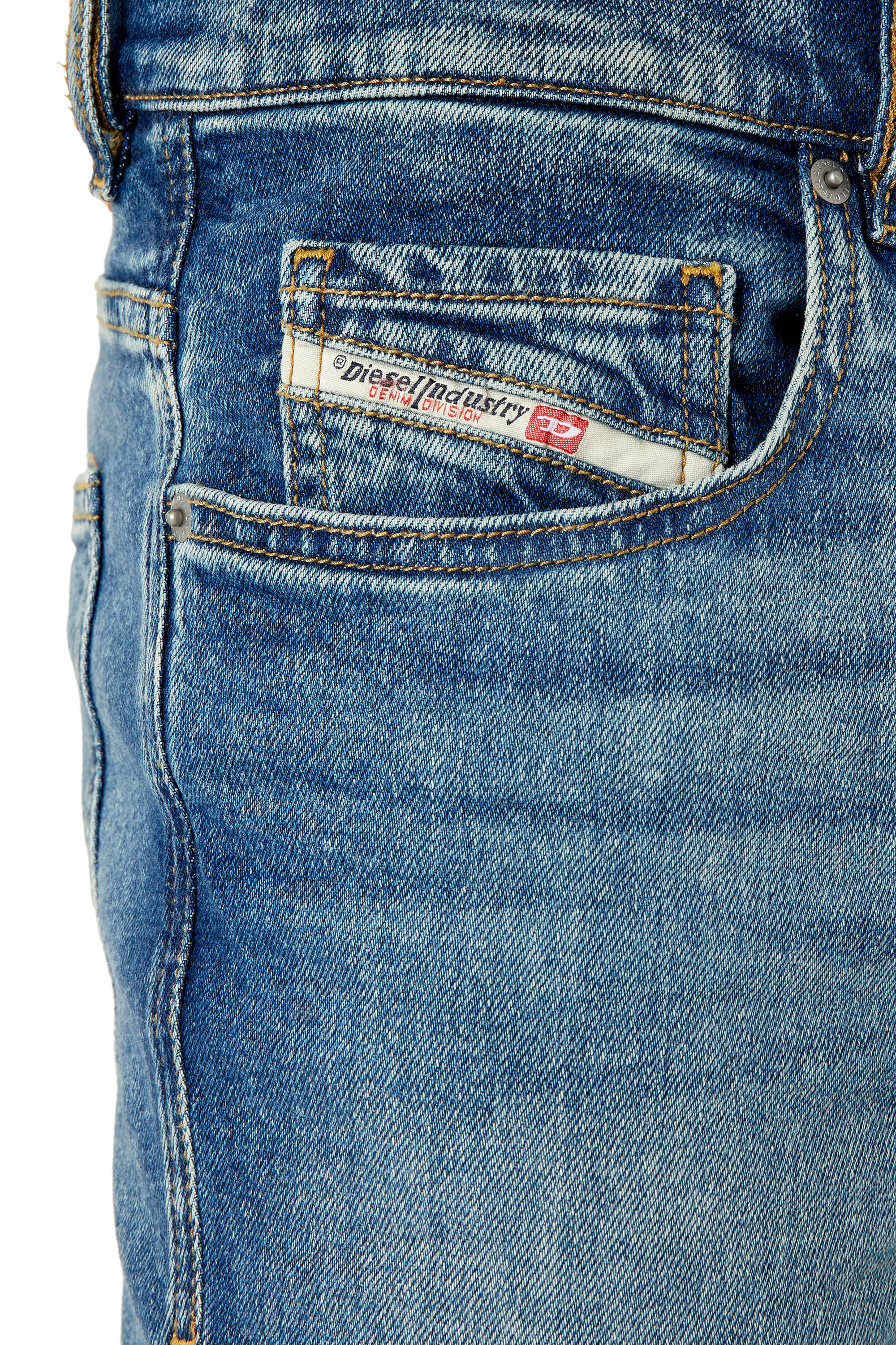 Diesel - 2021 D-Vocs E09EI Bootcut Jeans, Medium blue - Image 3