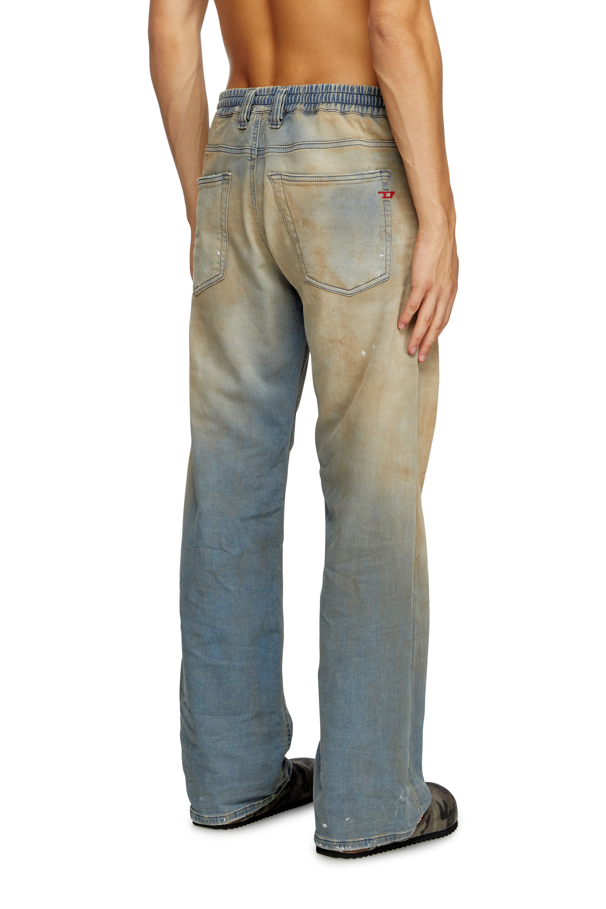 Diesel - Man's Relaxed 2080 D-Reel Joggjeans® 068QL, Light Blue - 4