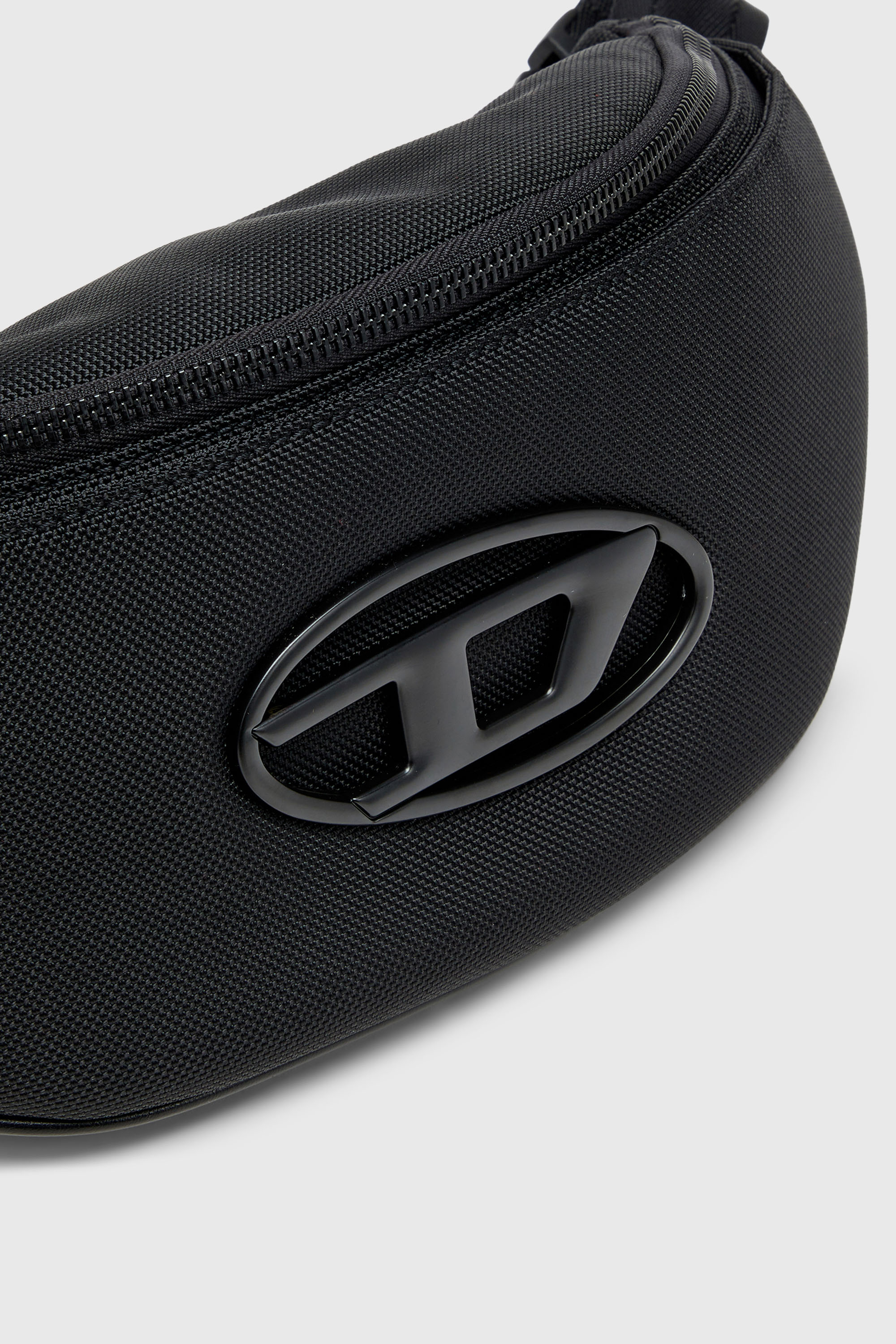 Diesel - HOLI-D BELT BAG M, Unisex's Holi-D - Belt bag in nylon with internal pocket in Black - 5