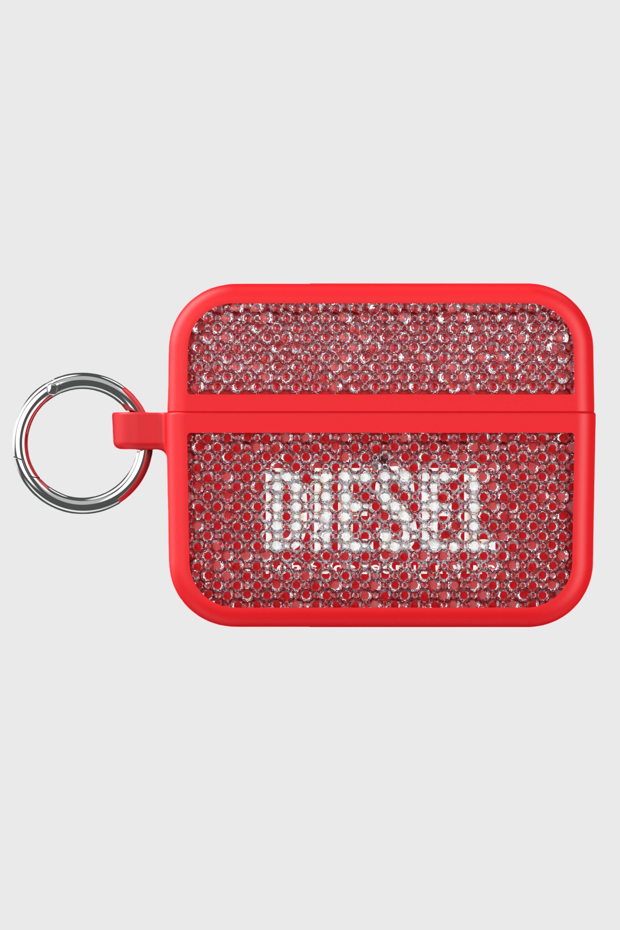 Diesel - 60196 AIRPOD CASE AIRPODS CASE, Unisex's Swarovski Crystal Case for Airpods Pro / Pro 2 in Red - 1