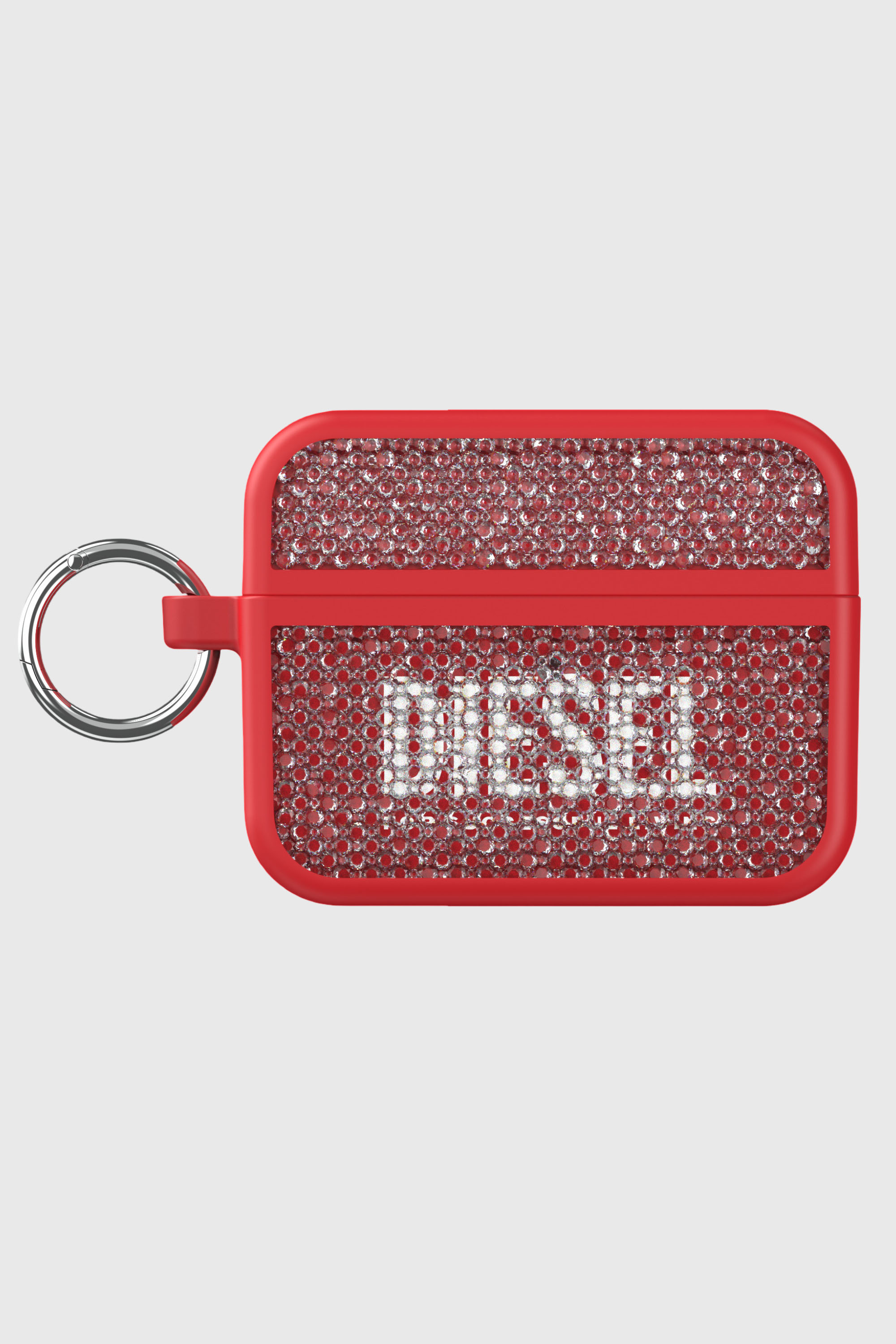 Diesel - 60196 AIRPOD CASE AIRPODS CASE, Unisex's Swarovski Crystal Case for Airpods Pro / Pro 2 in Red - 1