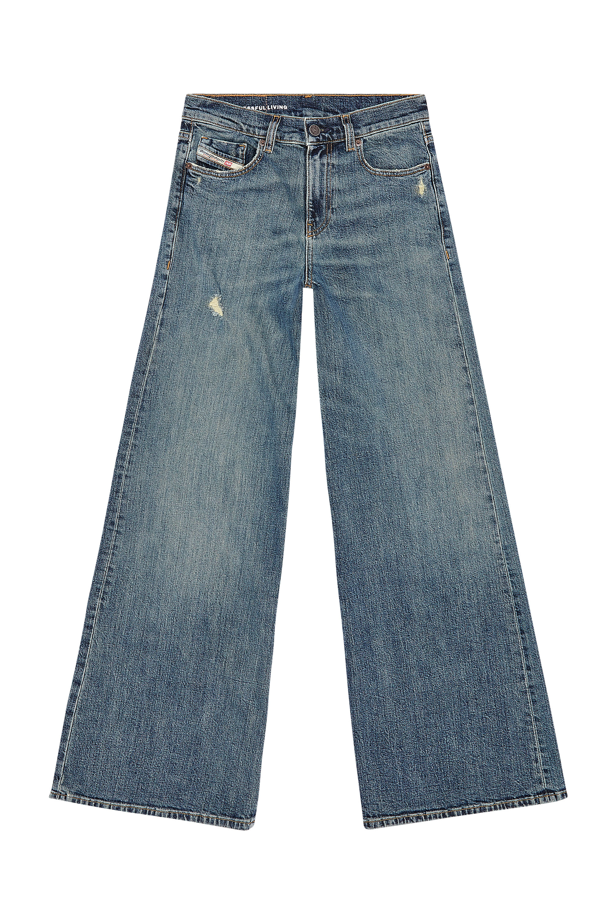 Diesel - Woman's Flare Jeans 1978 D-Akemi 0DQAC, Medium blue - 2