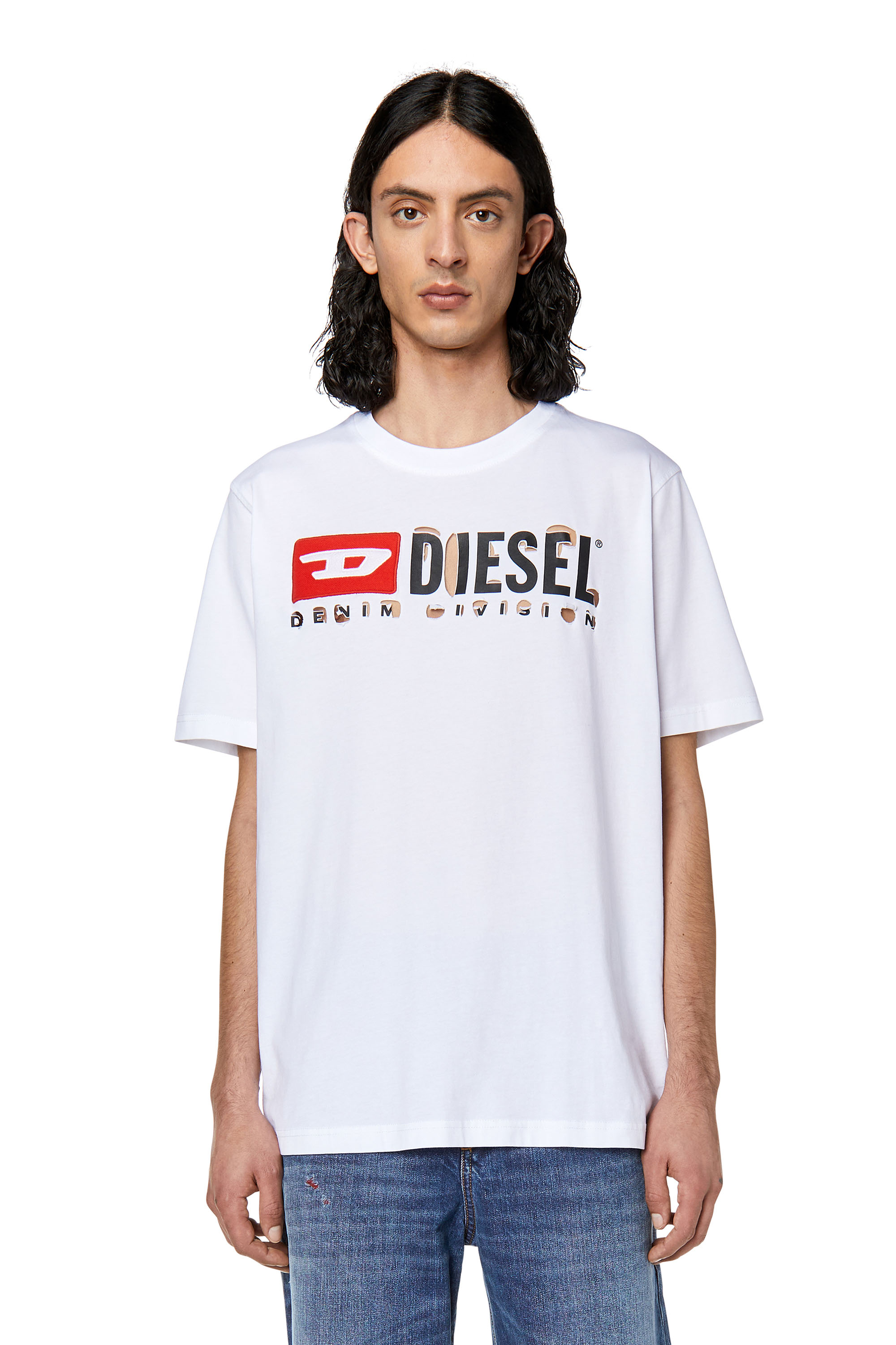 Diesel - T-JUST-DIVSTROYED, White - Image 1