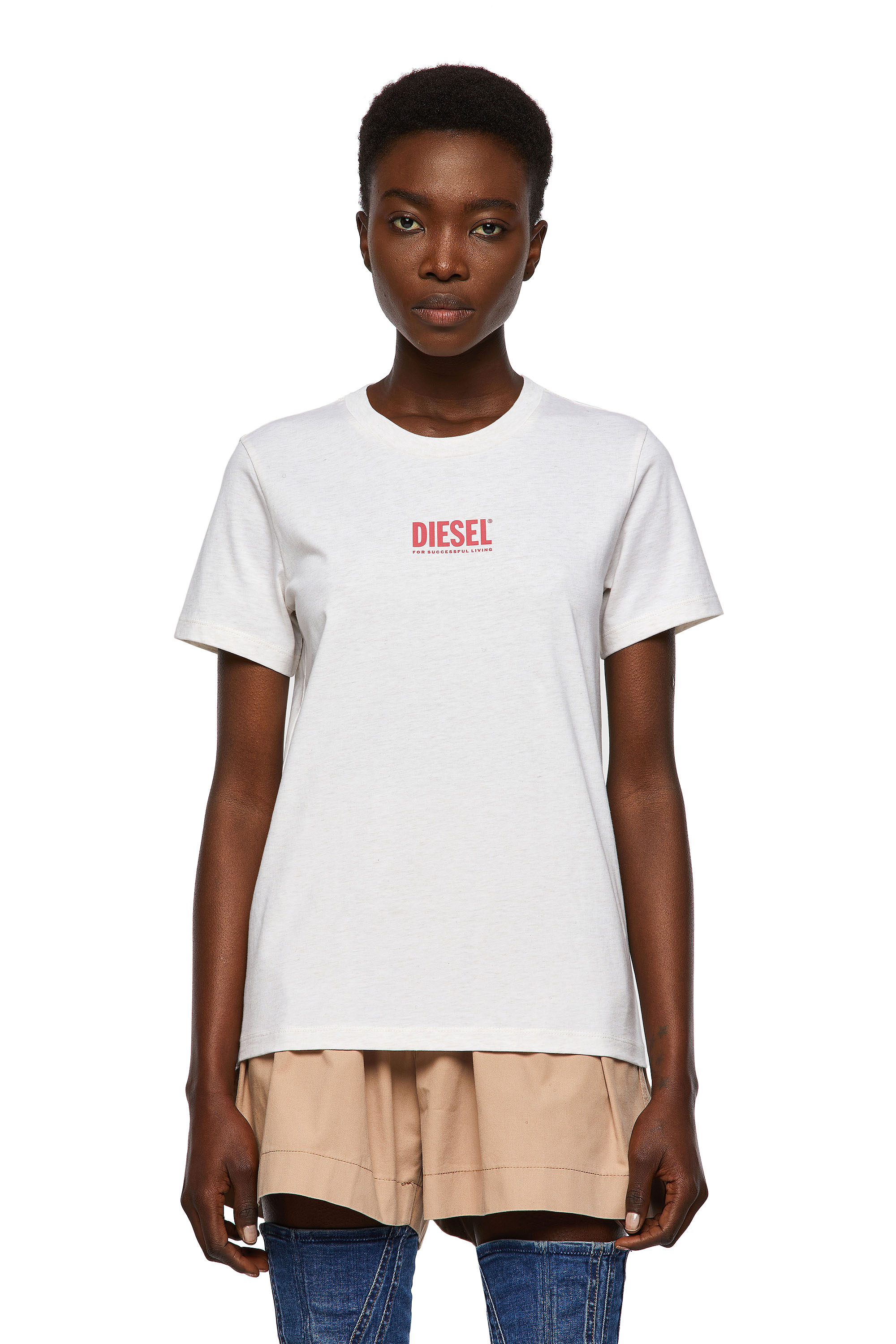 T-SILY-ECOSMALLOGO, Pink/White - T-Shirts