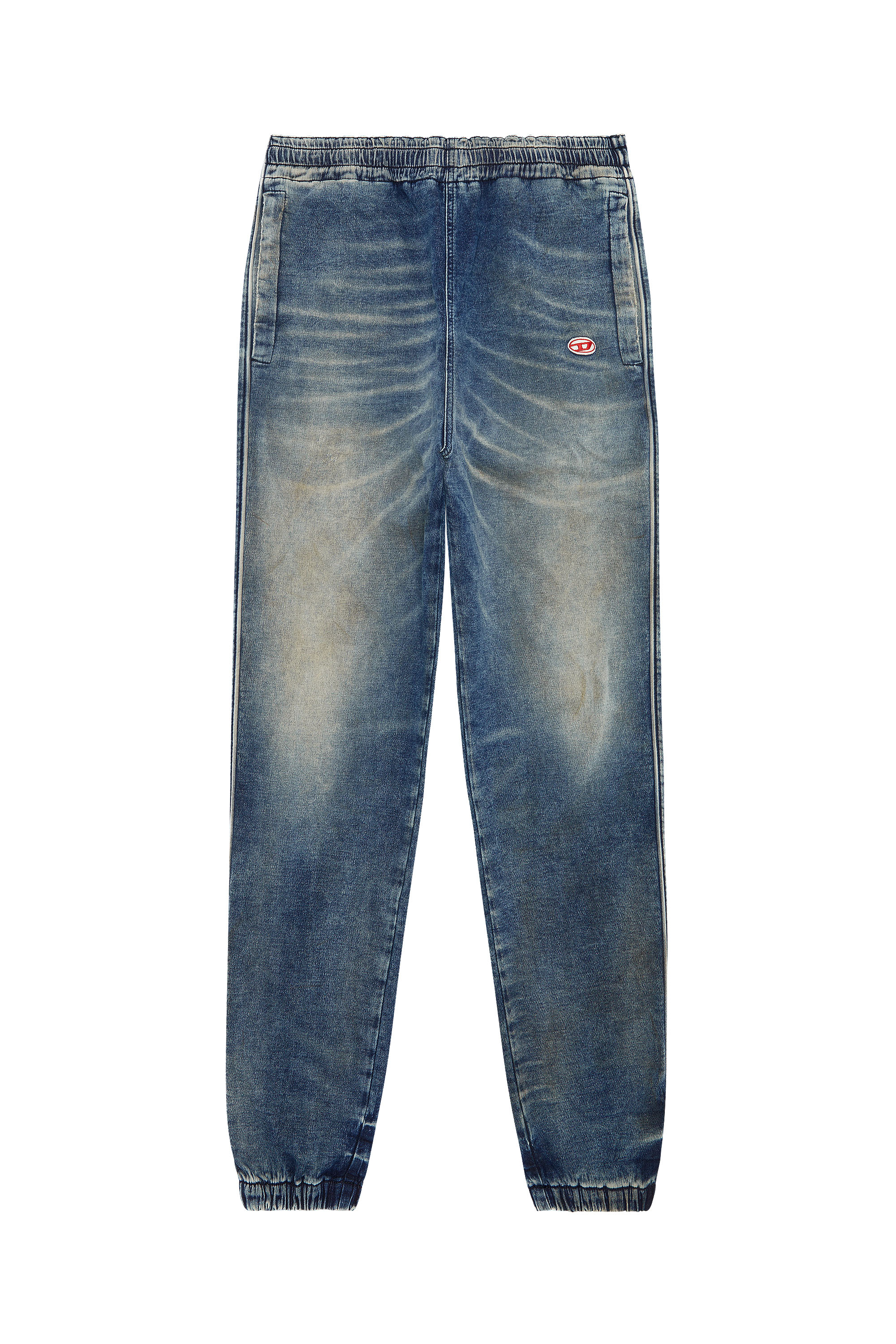 Diesel - Tapered D-Lab Track Denim 068FN, Dark Blue - Image 5