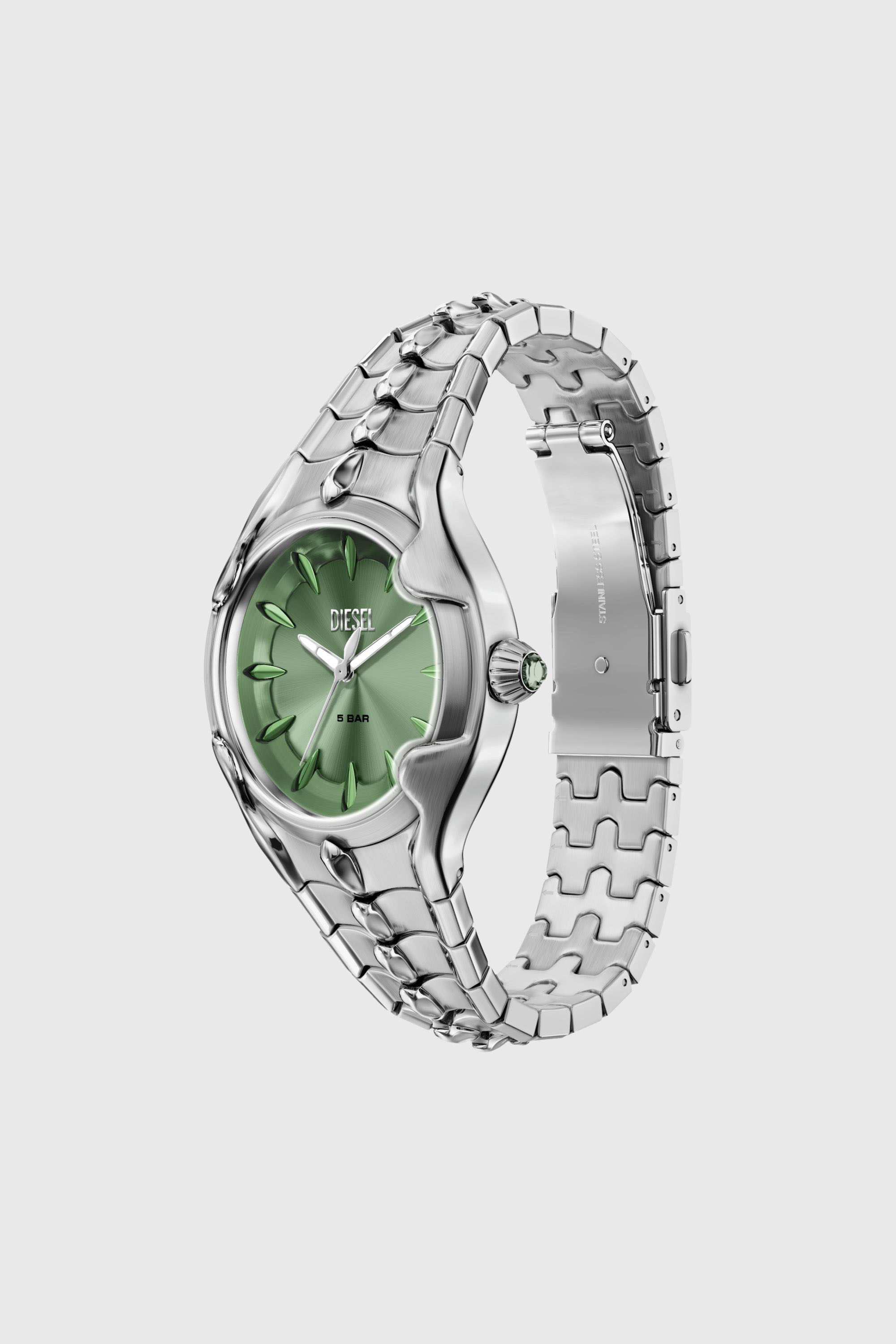 Diesel - DZ5632 WATCH, Man's Vert stainless steel watch in Silver - 7