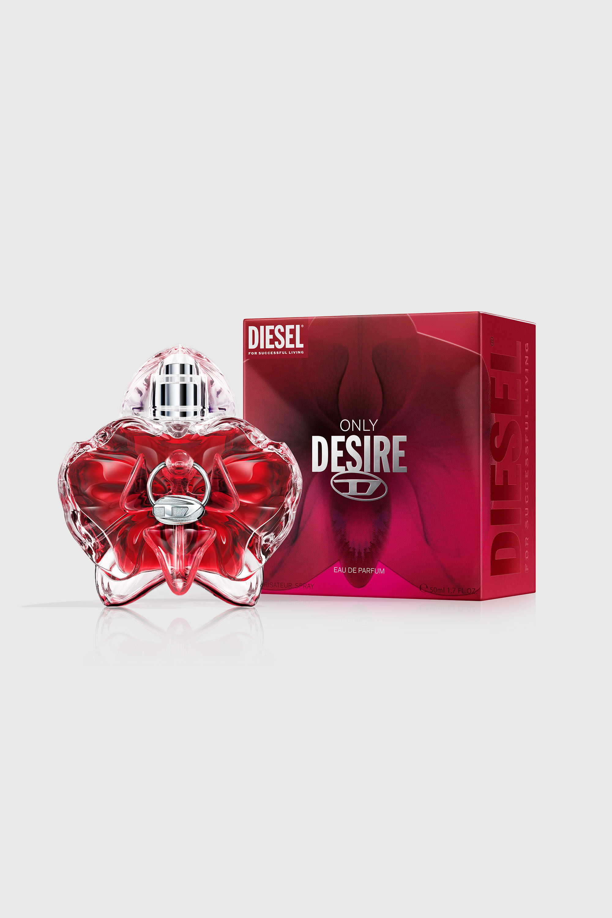 Diesel - DIESEL ONLY DESIRE EDP 50ML LF794300, Woman's Only Desire 50ml, Eau De Parfum in Red - 2