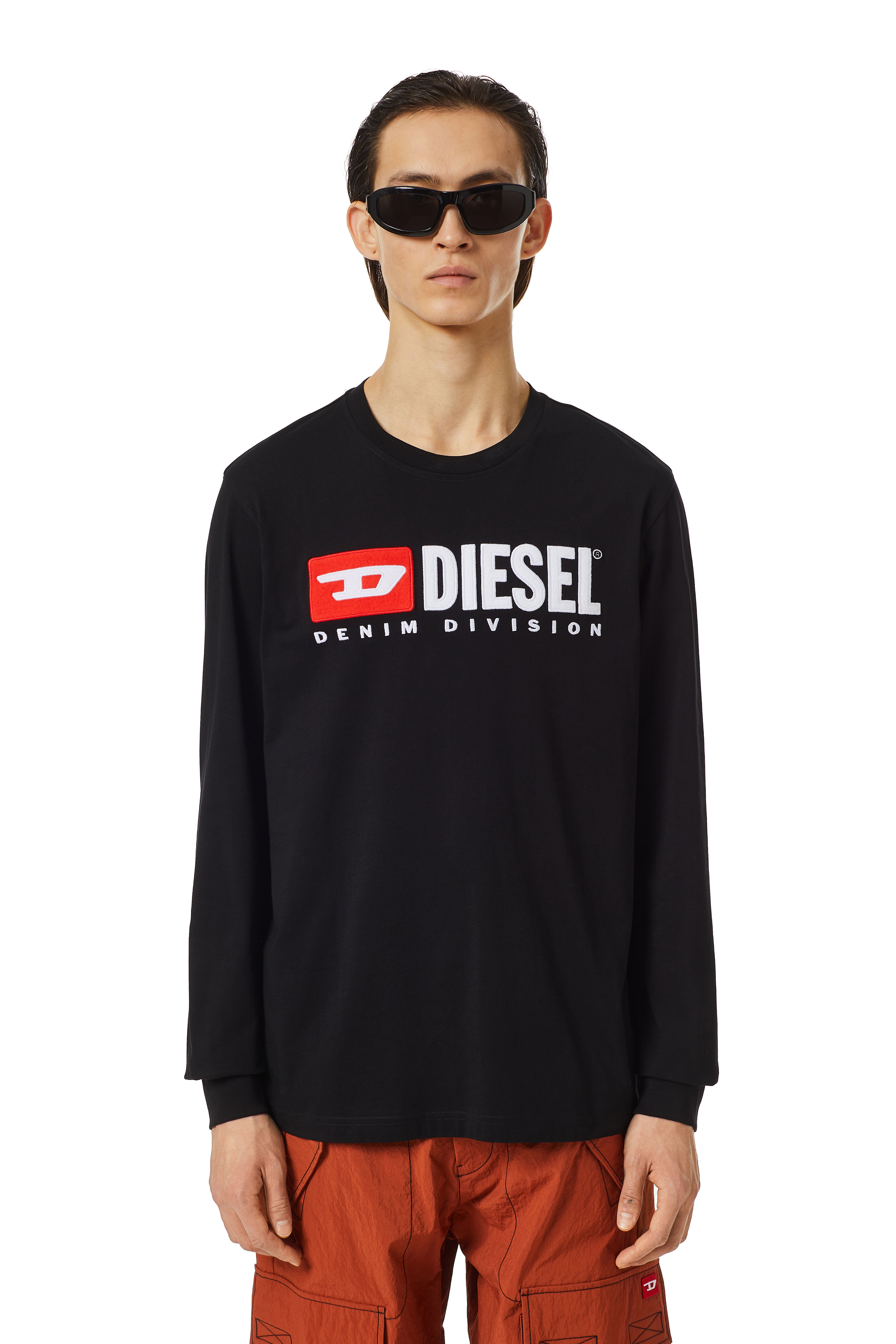Diesel - T-JUST-LS-DIV, Black - Image 1