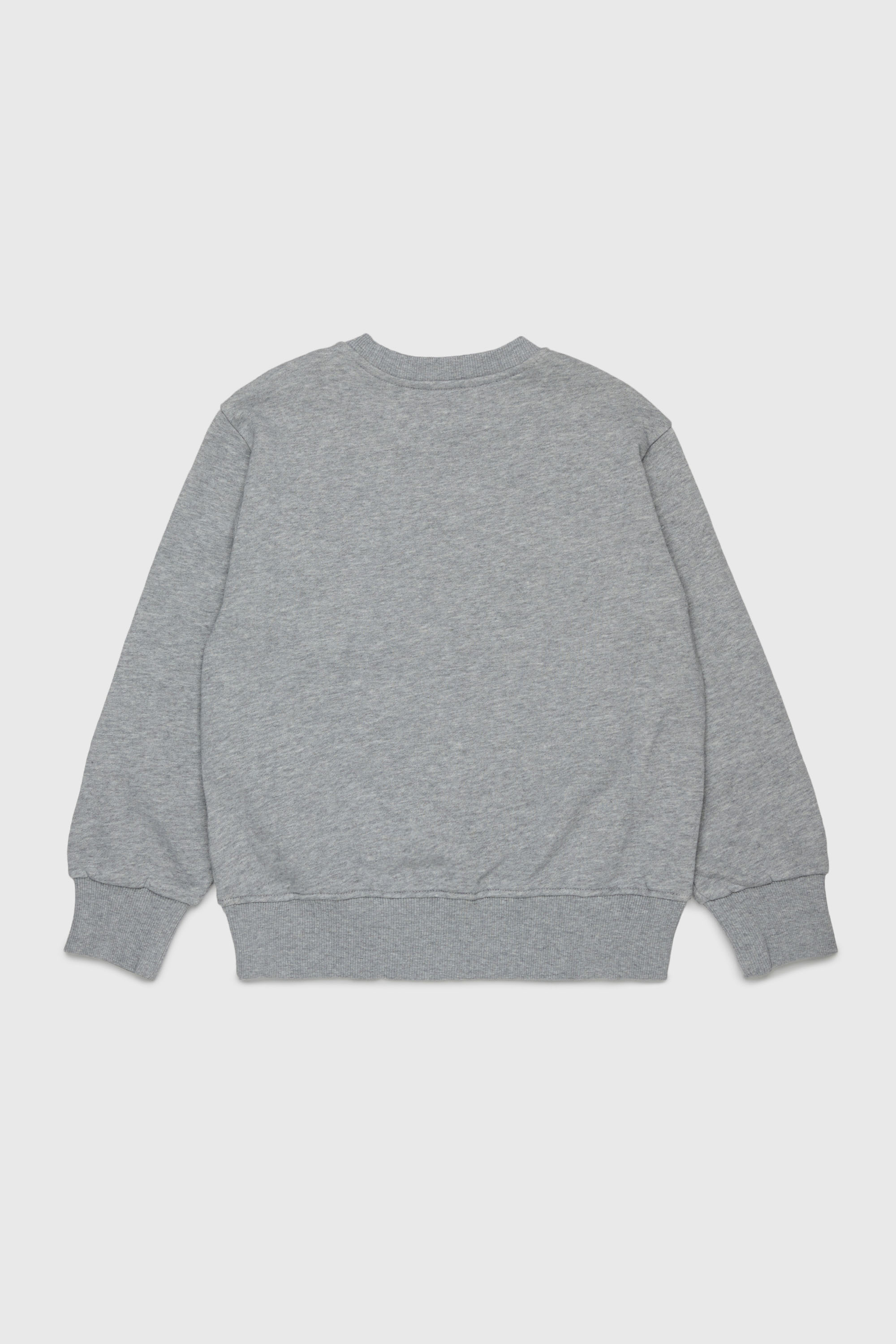 Diesel - SJEANS OVER, Man's Sweatshirt with frayed logo letters in Grey - 2