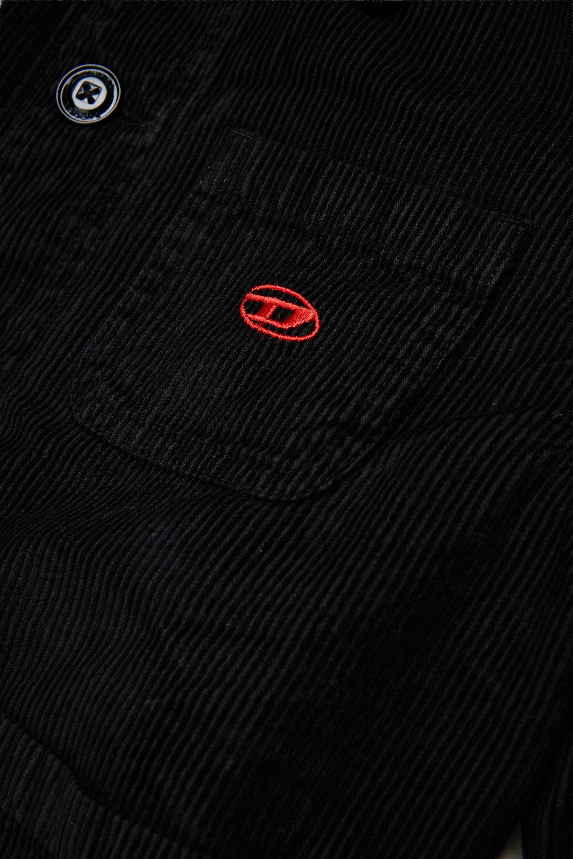 Diesel - JMILL, Man's Corduroy shirt jacket in Black - 4