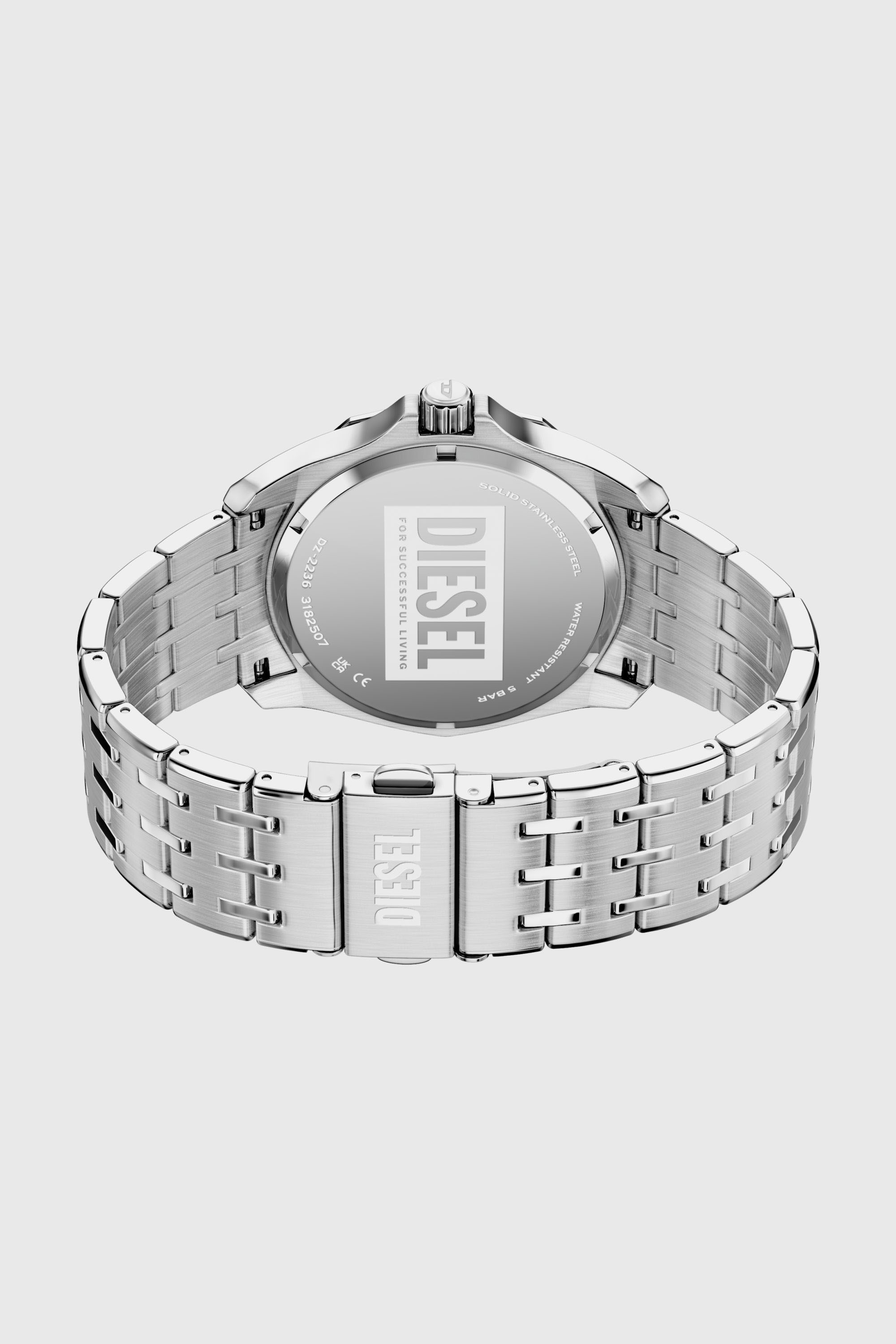 Diesel - DZ2236 WATCH, Man's Stinger stainless steel watch in Silver - 6