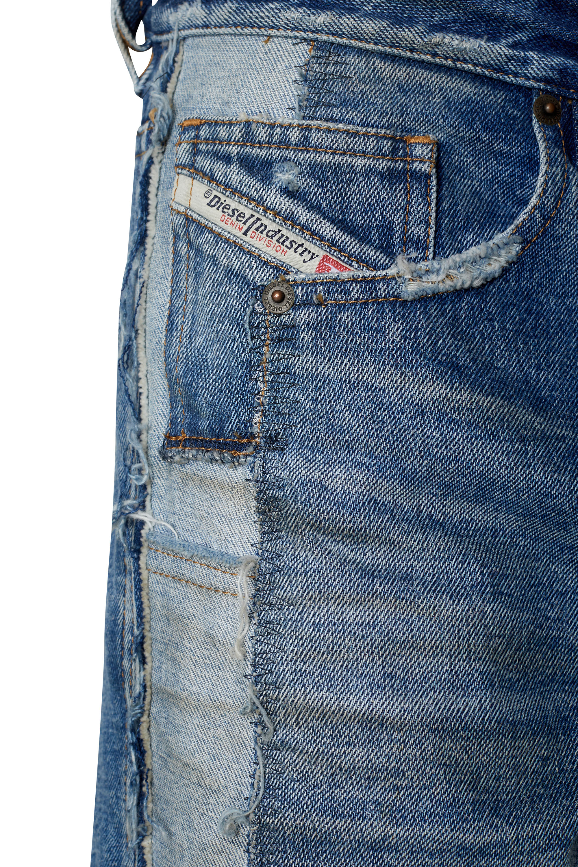 Diesel - 2010 D-Macs 09E23 Straight Jeans, Medium blue - Image 3