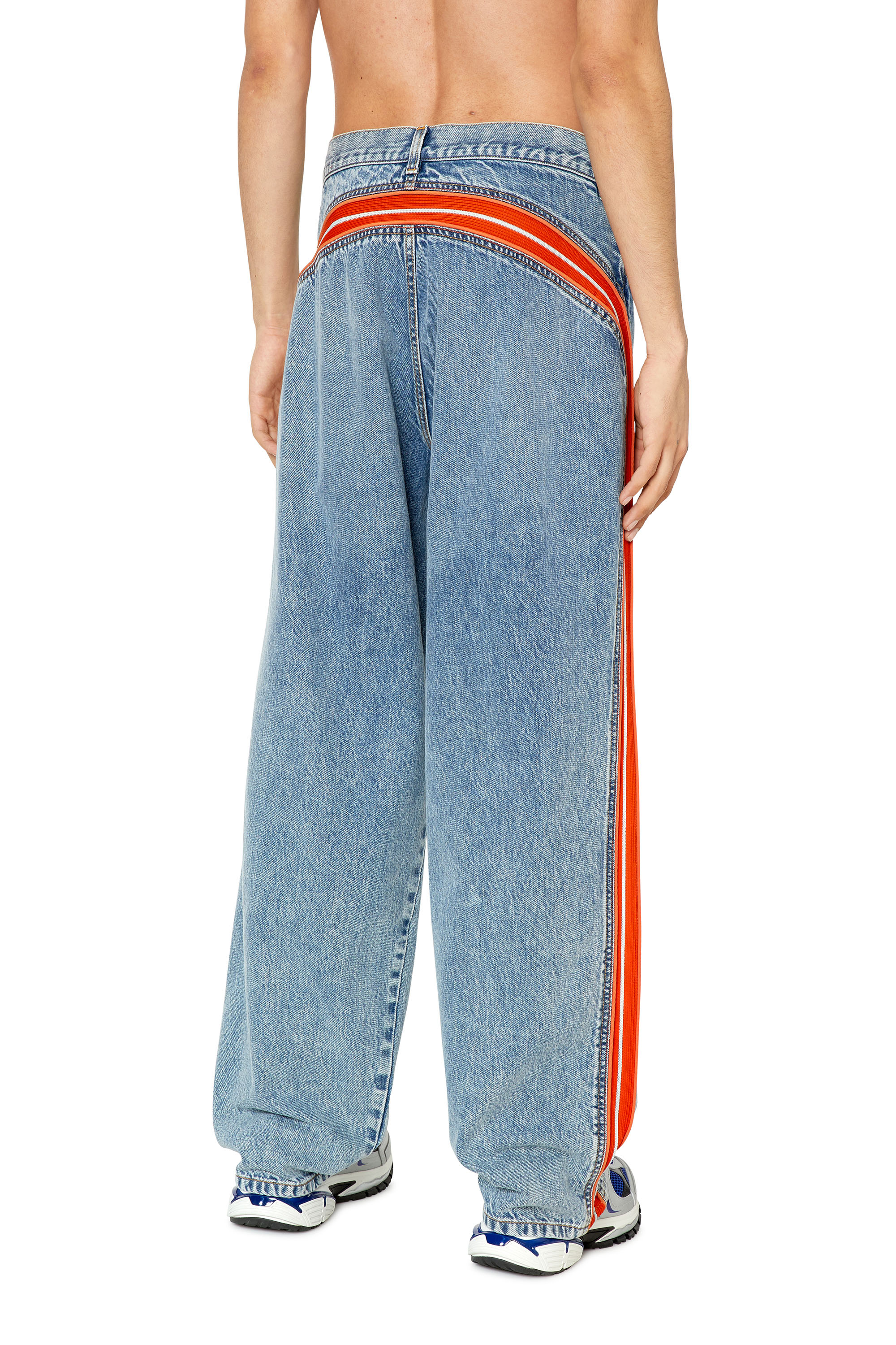Diesel - D-Vulkos 0EMAH Straight Jeans, Light Blue - Image 2