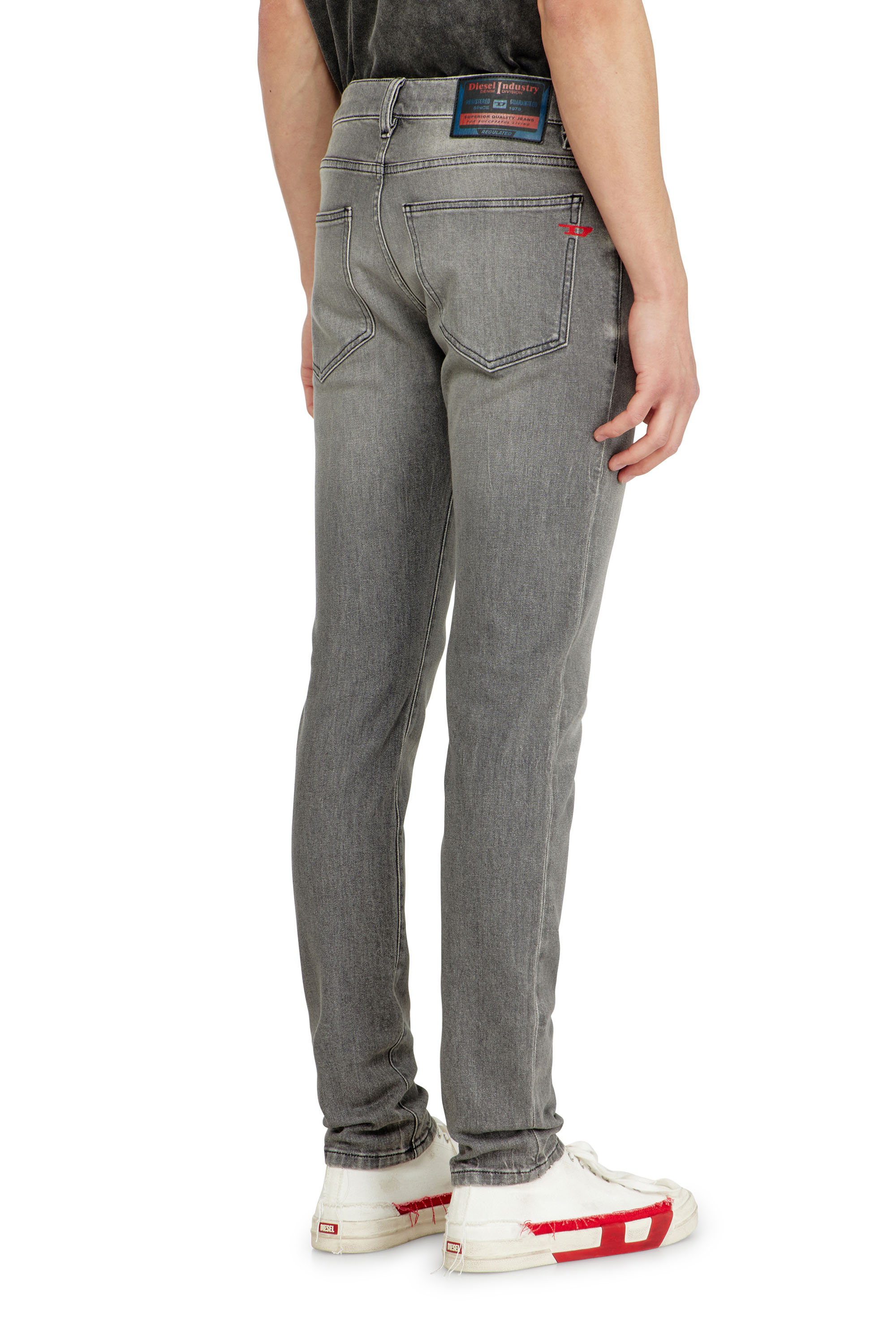 Diesel - Man's Slim Jeans 2019 D-Strukt 0KBBL, Light Grey - 5