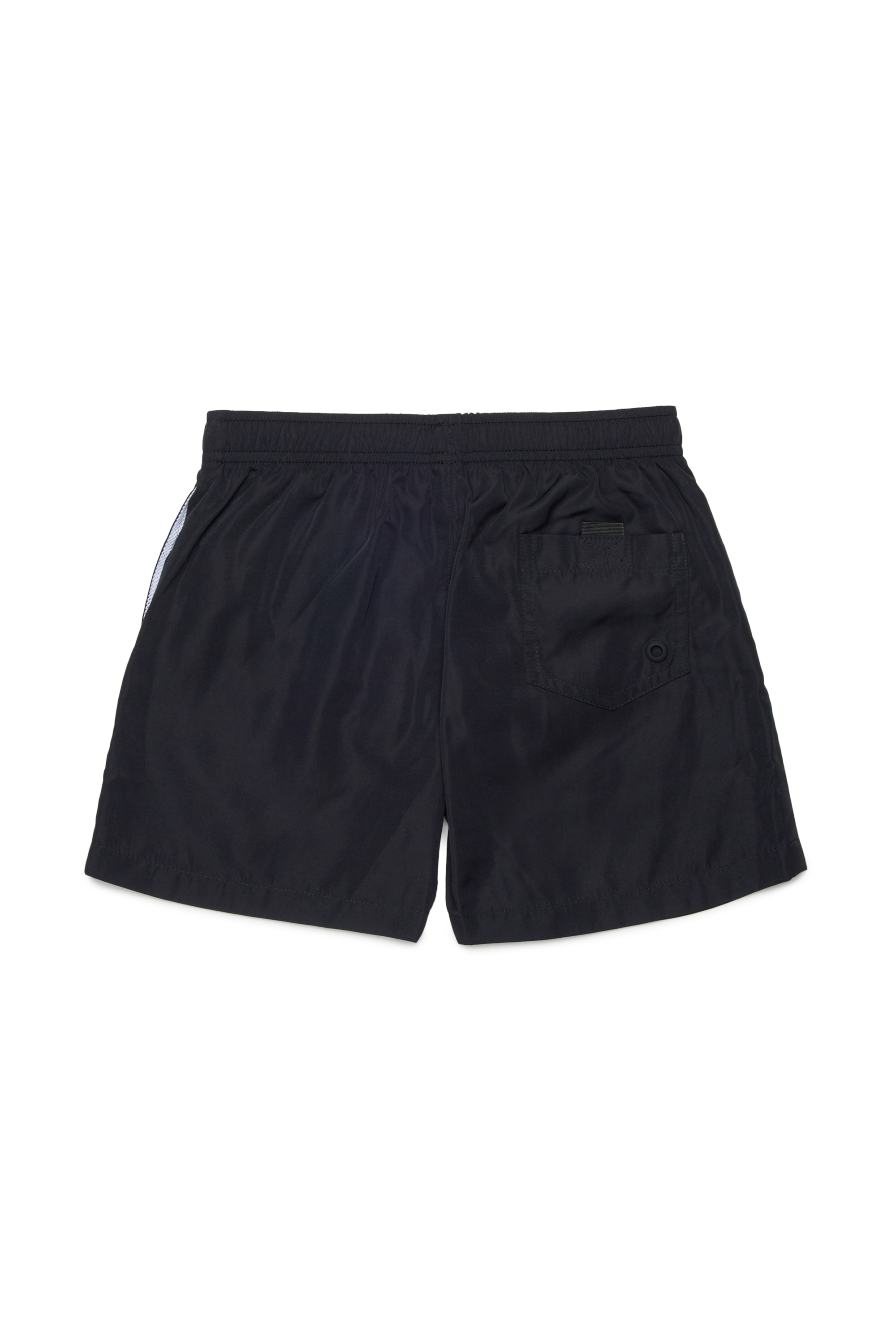 Diesel - MIDIT, Man's Swim shorts with maxi logo in Black - 2
