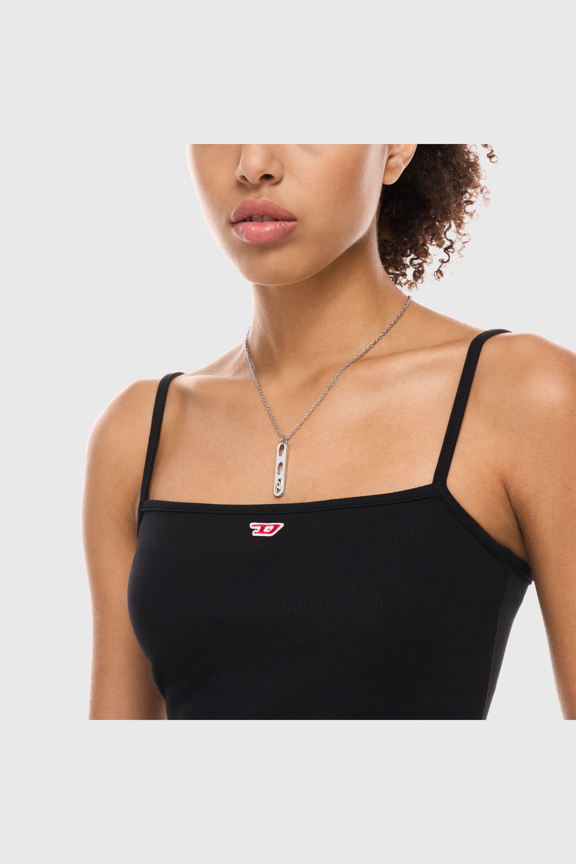 Diesel - DX166240 JEWELLERY, Unisex's Stainless Steel Pendant Necklace in Silver - 3