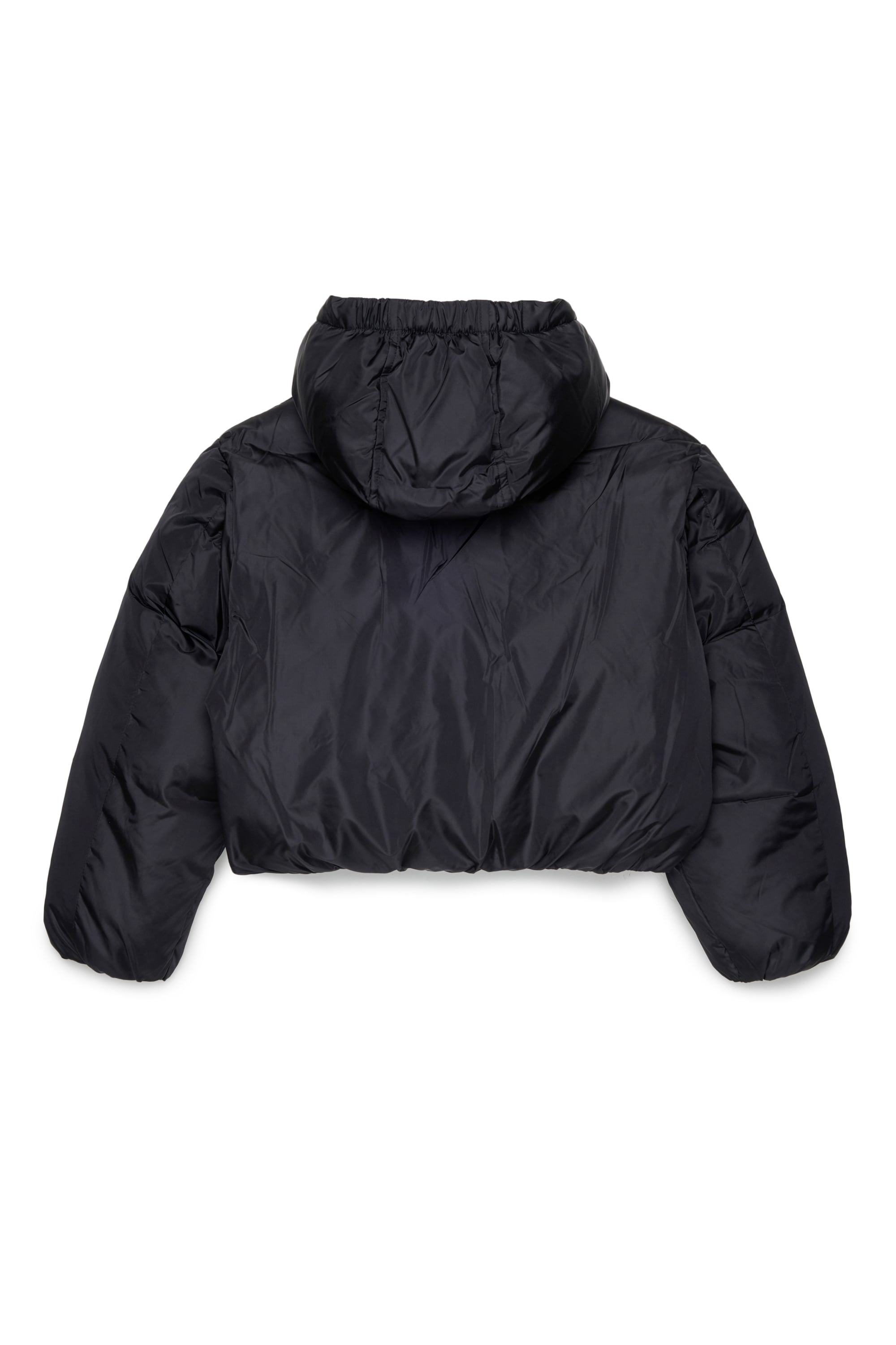 Diesel - JELKYM, Woman's Hooded puffer jacket in Black - 2