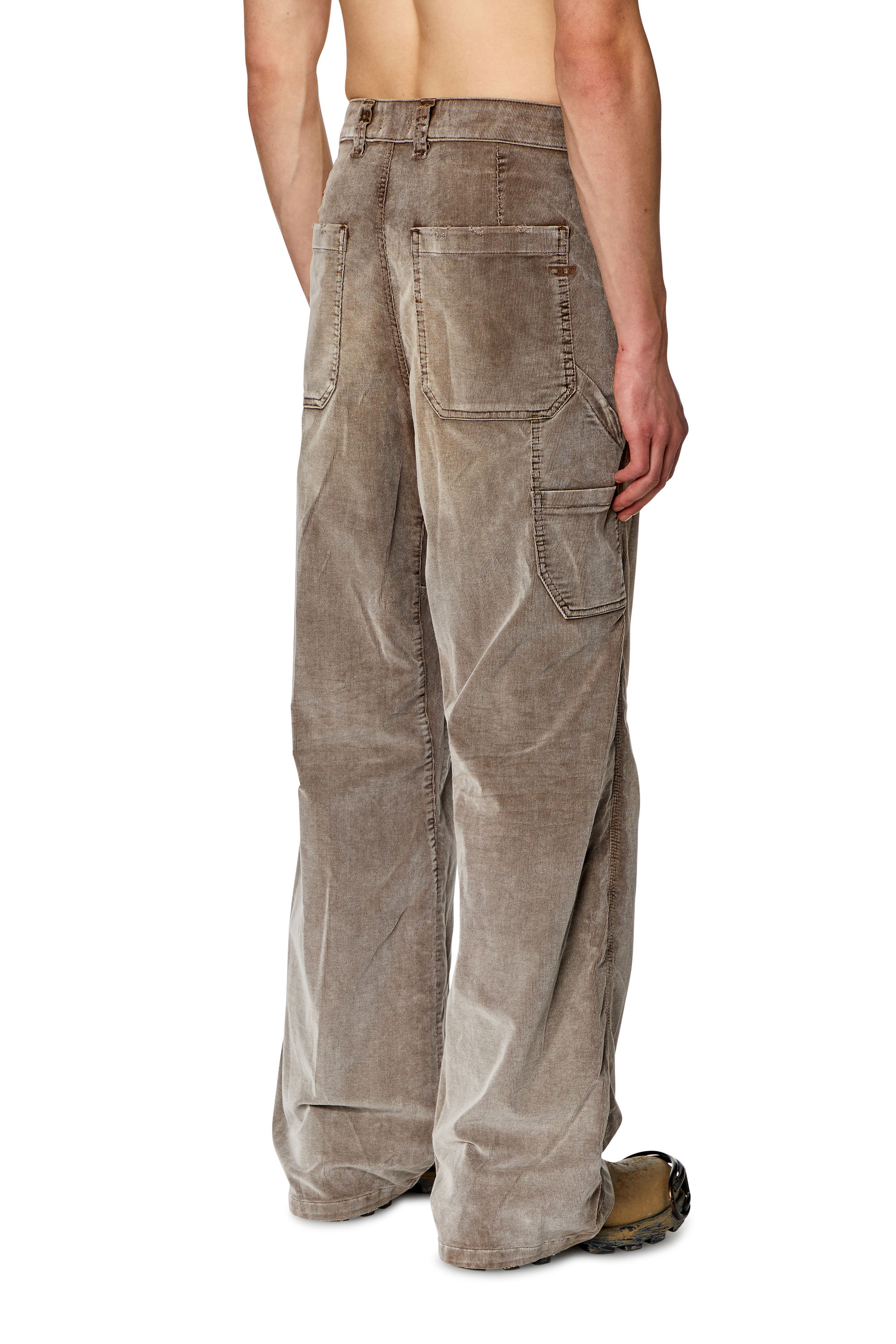 Diesel - Man Straight Jeans D-Livery 068JF, Brown - Image 3