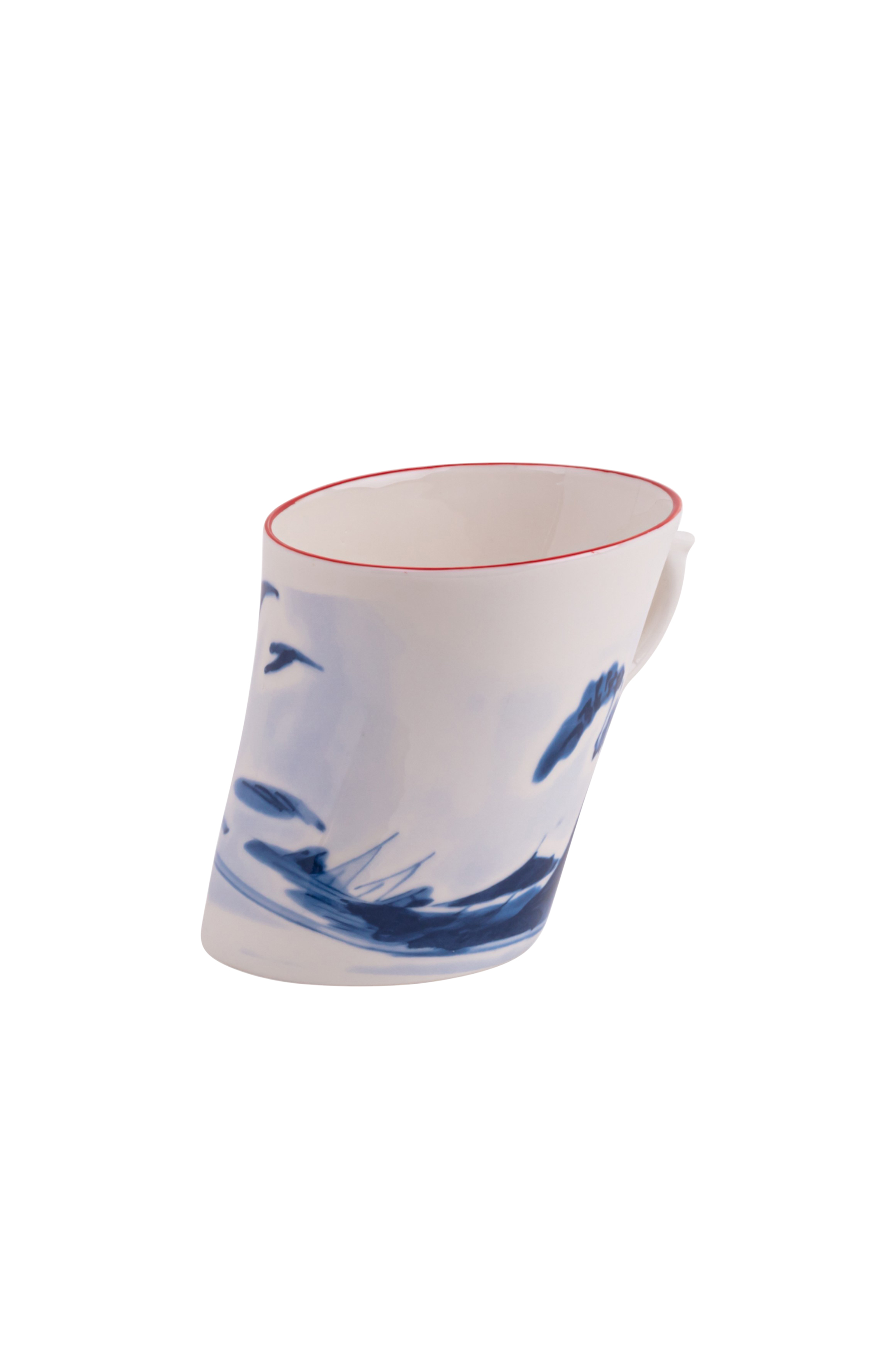 Diesel - 11259 PORCELAIN MUG "CLASSIC ON ACID" -, Unisex's Porcelain mug in White/Blue - 2
