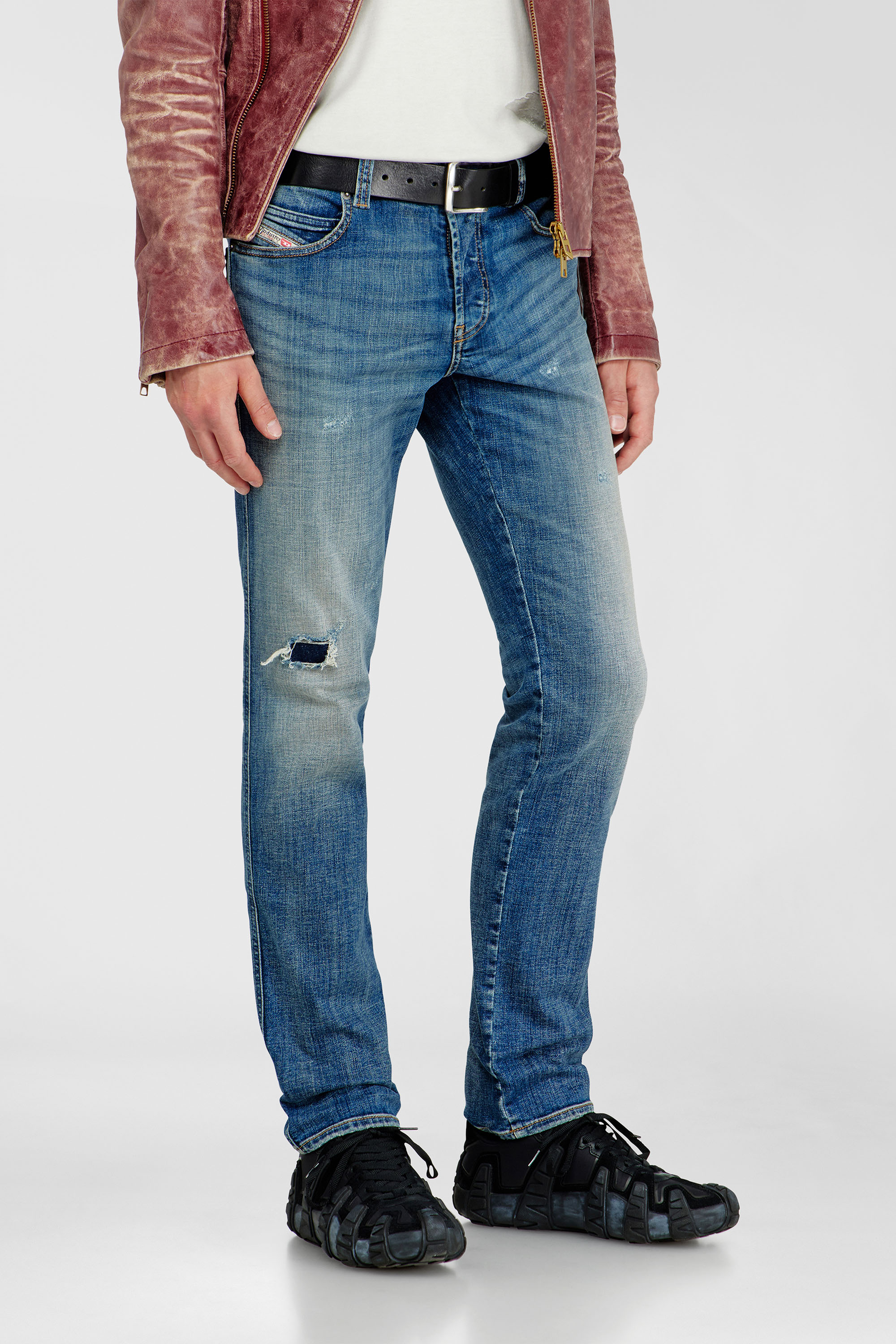 Diesel - Man's Slim Jeans 1993 D-Vyl 09P44, Medium blue - 7