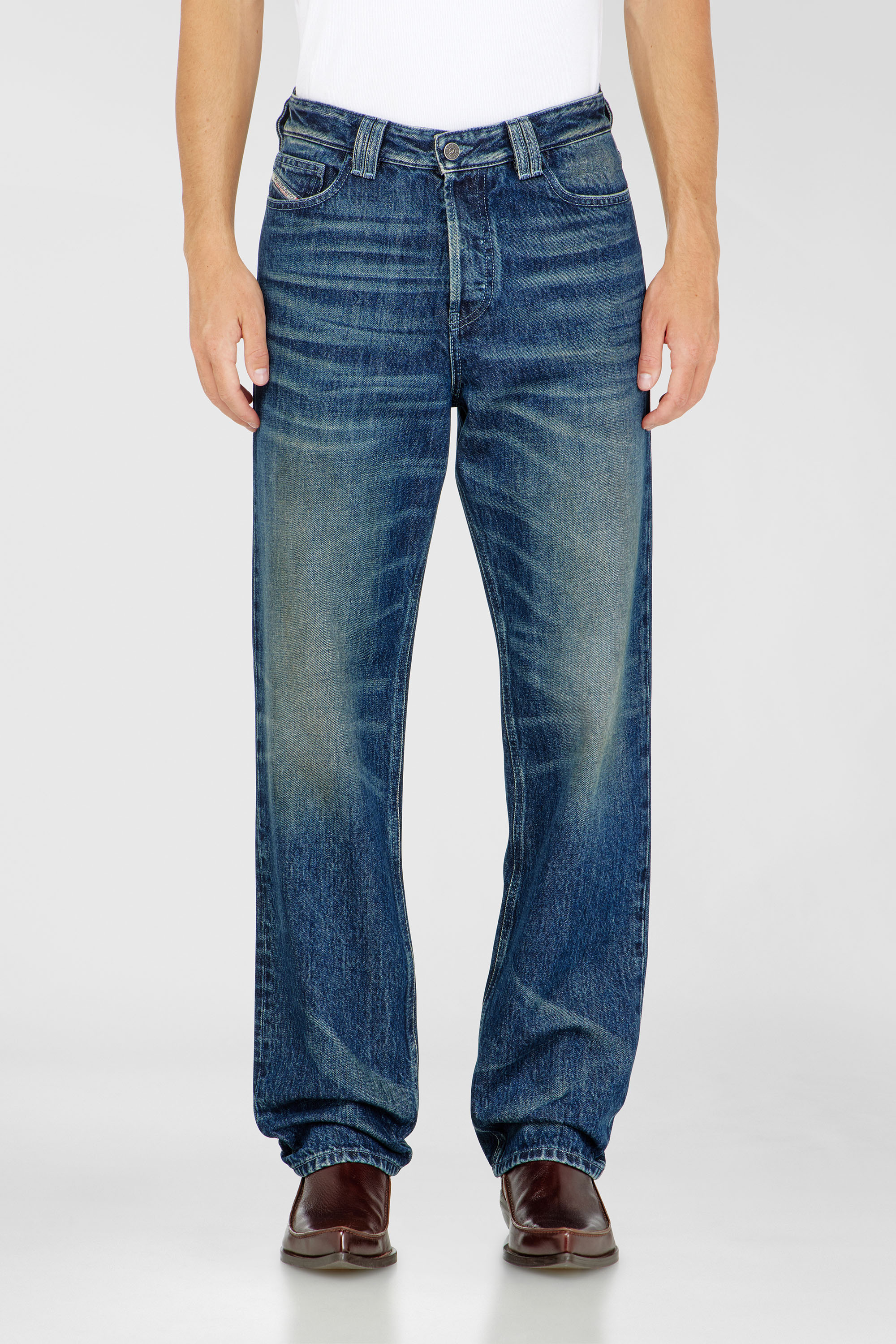 Diesel - Man's Regular Jeans 1991 D-Voeed 007FZ, Dark Blue - 4