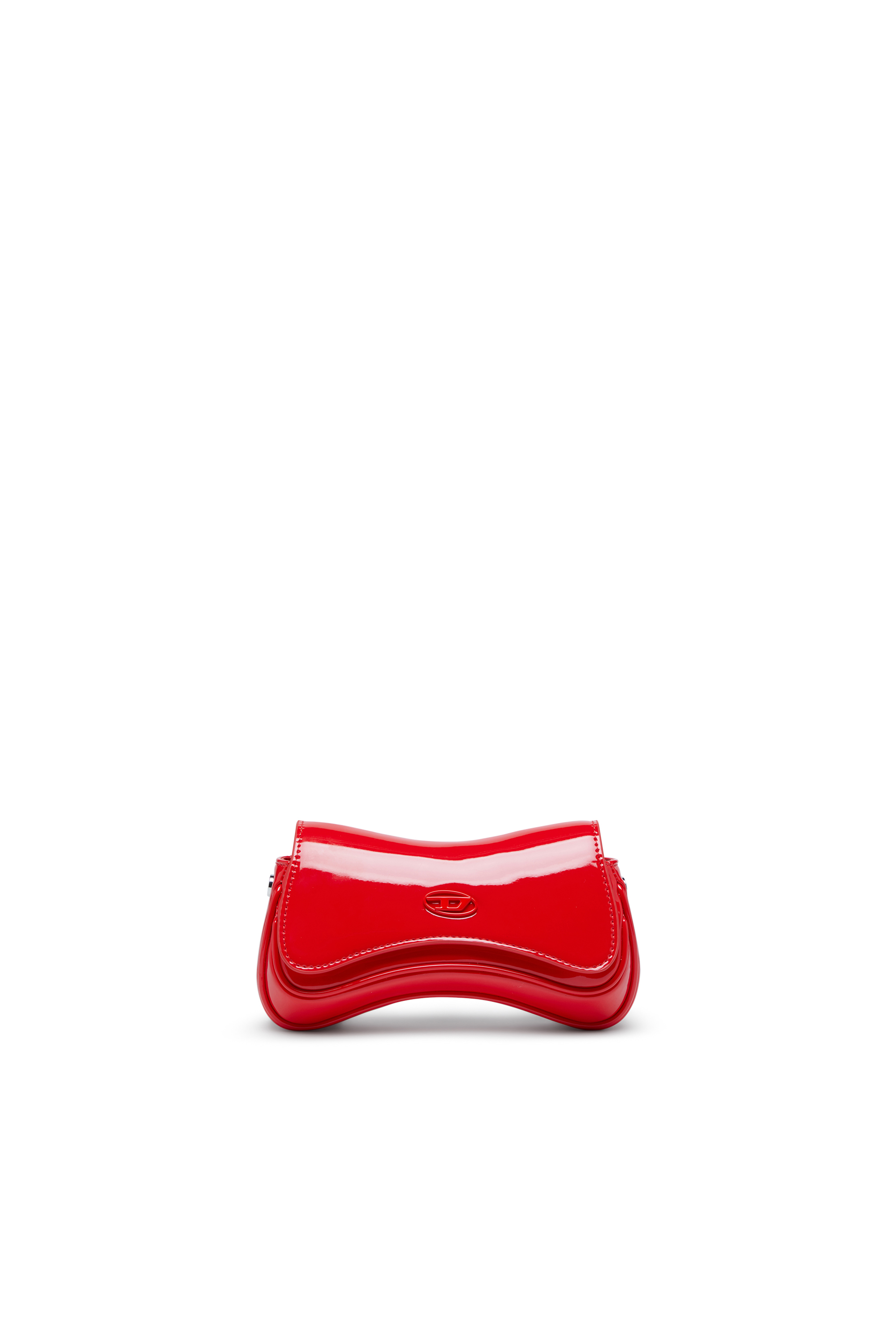 Diesel - PLAY CROSSBODY XS, Woman's Play-Small crossbody bag glossy in Red - 2