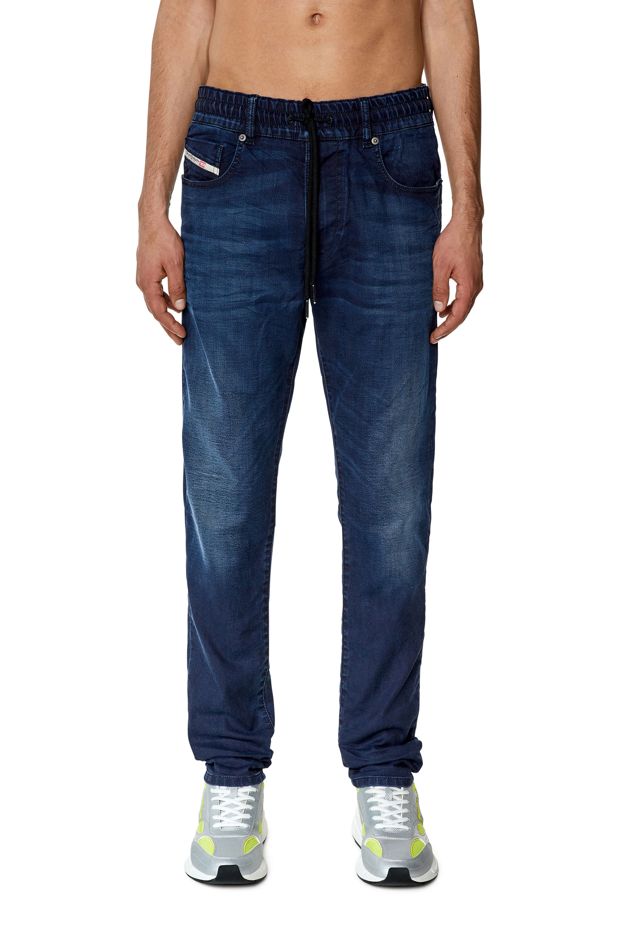 Diesel - Slim D-Strukt JoggJeans® 068FB, Dark Blue - Image 2