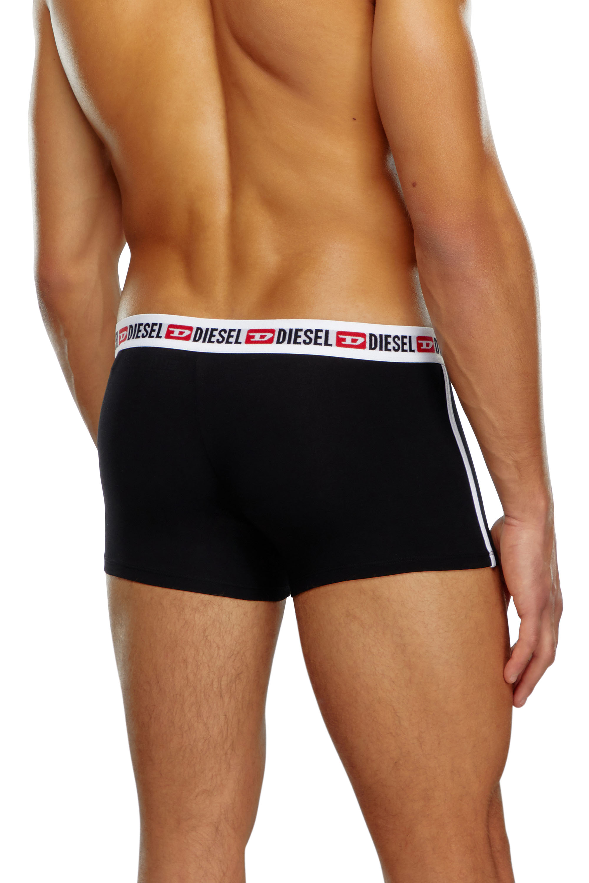 Diesel - UMBX-SHAWNTHREEPACK, Man Three-pack boxer briefs with side band in Black - Image 3